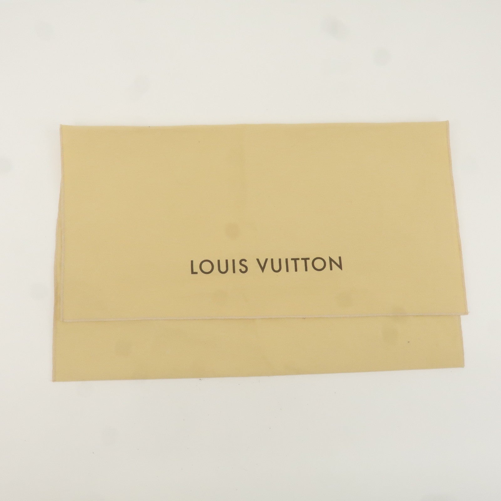 Louis Vuitton Set of 10 Dust Bag Storage Bag Drawstring Flap Beige