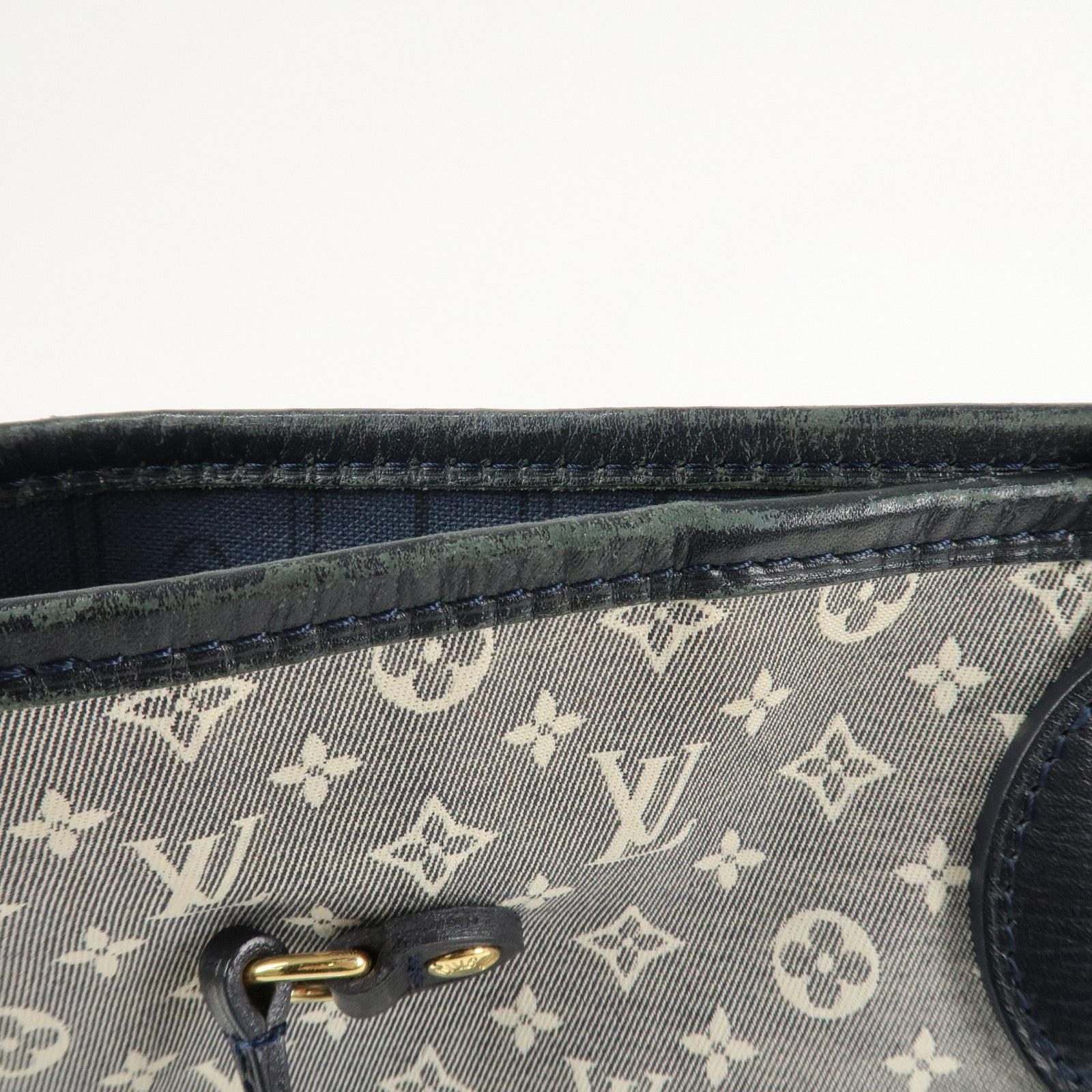 Louis Vuitton Monogram Idylle Neverfull MM Tote Bag Encre M40514 Used