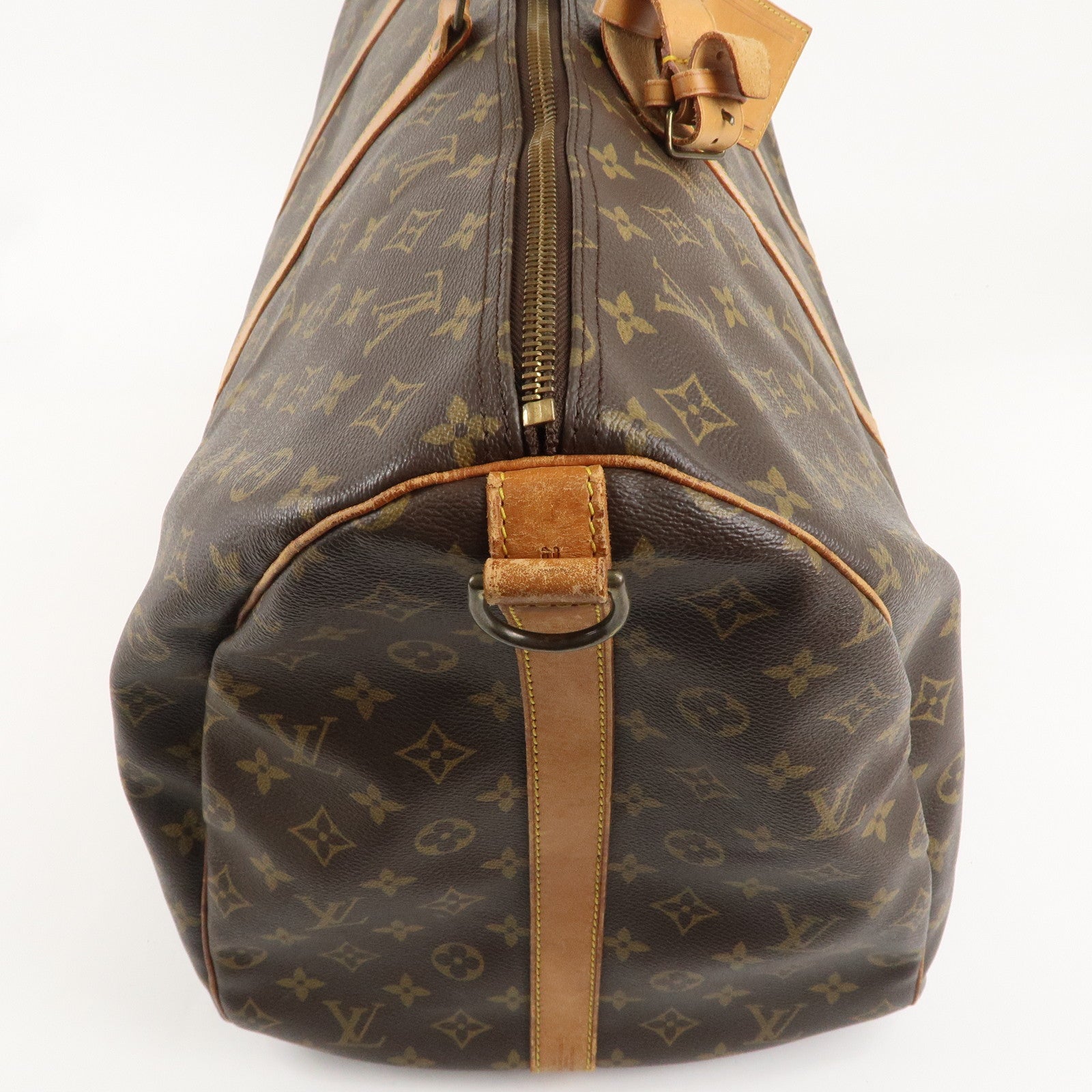 Louis Vuitton Monogram Keep All Bandouliere 60 Bag Brown M41412