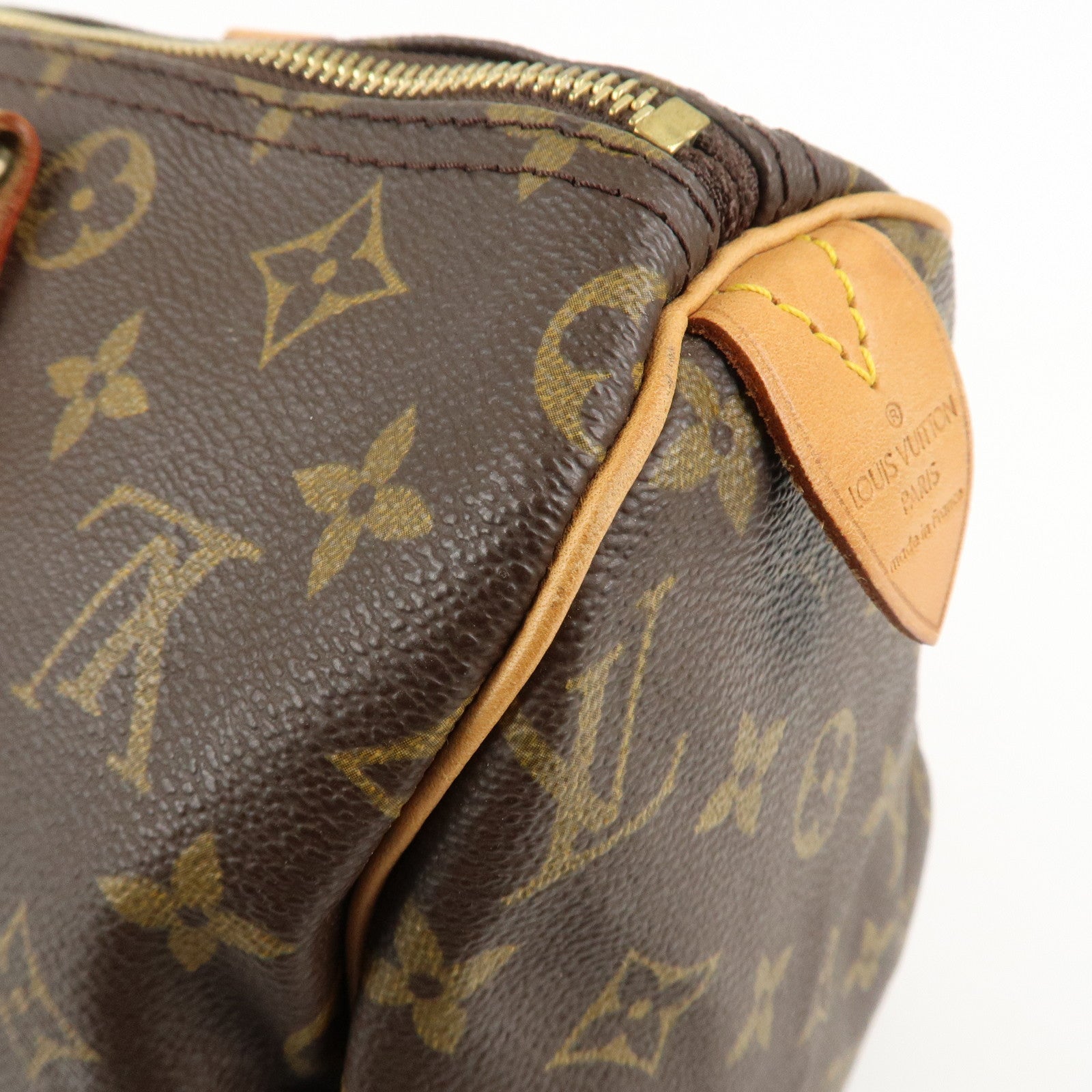 Louis Vuitton Monogram Speedy 30 Hand Bag Boston Bag M41526 Used