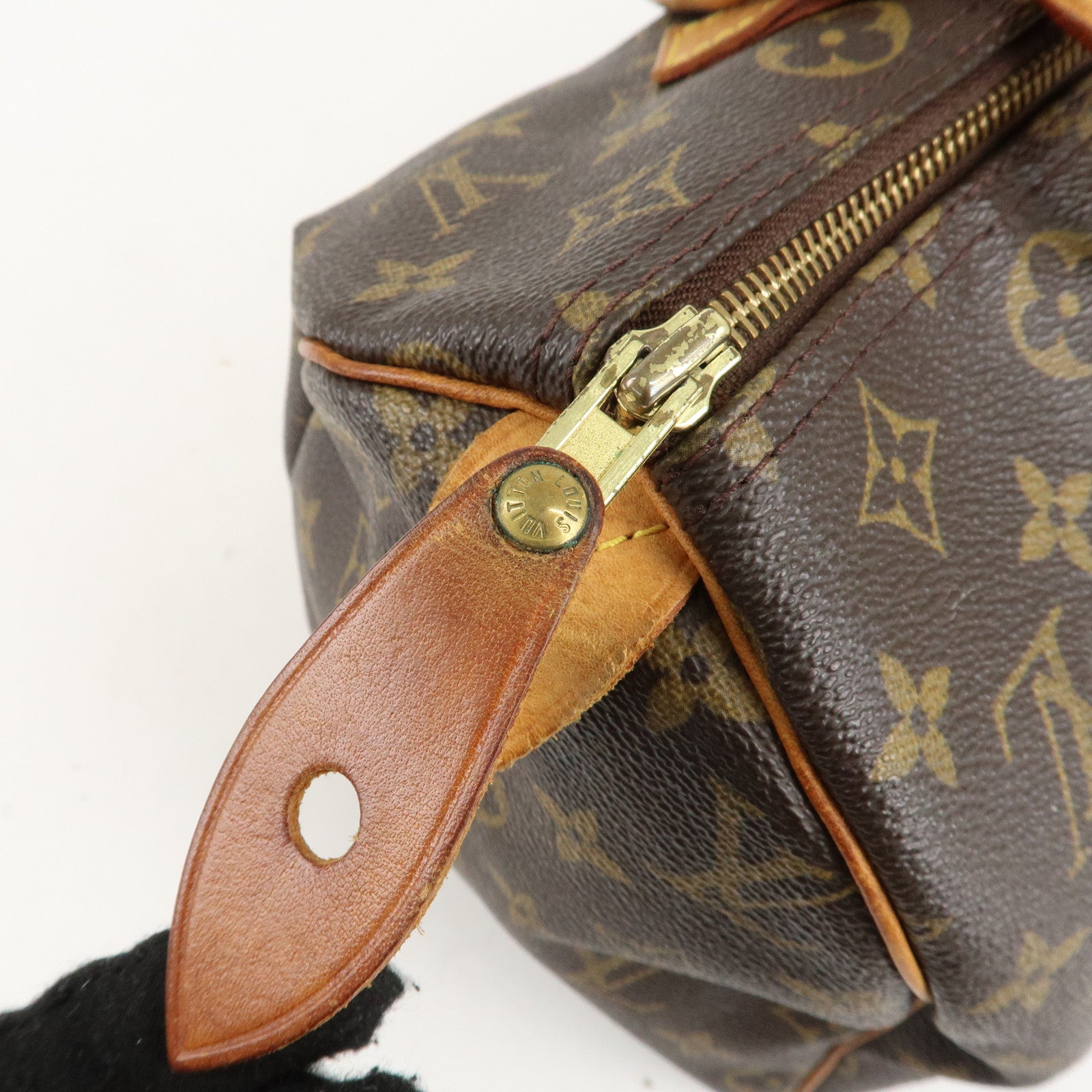 Louis Vuitton Monogram Speedy 30 Hand Bag Boston Bag M41526 Used