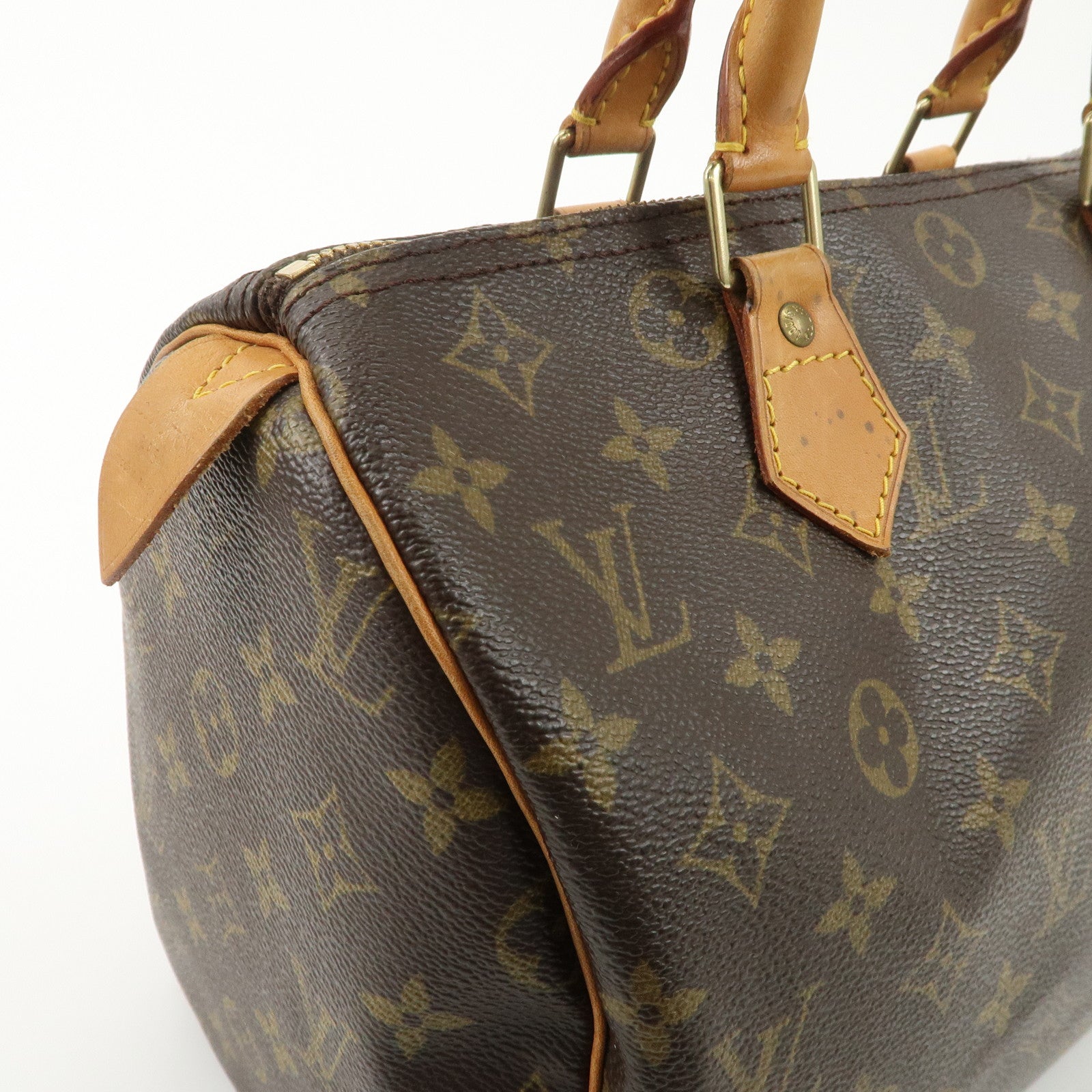 Louis Vuitton Monogram Speedy 30 Hand Bag Boston Bag M41526 Used