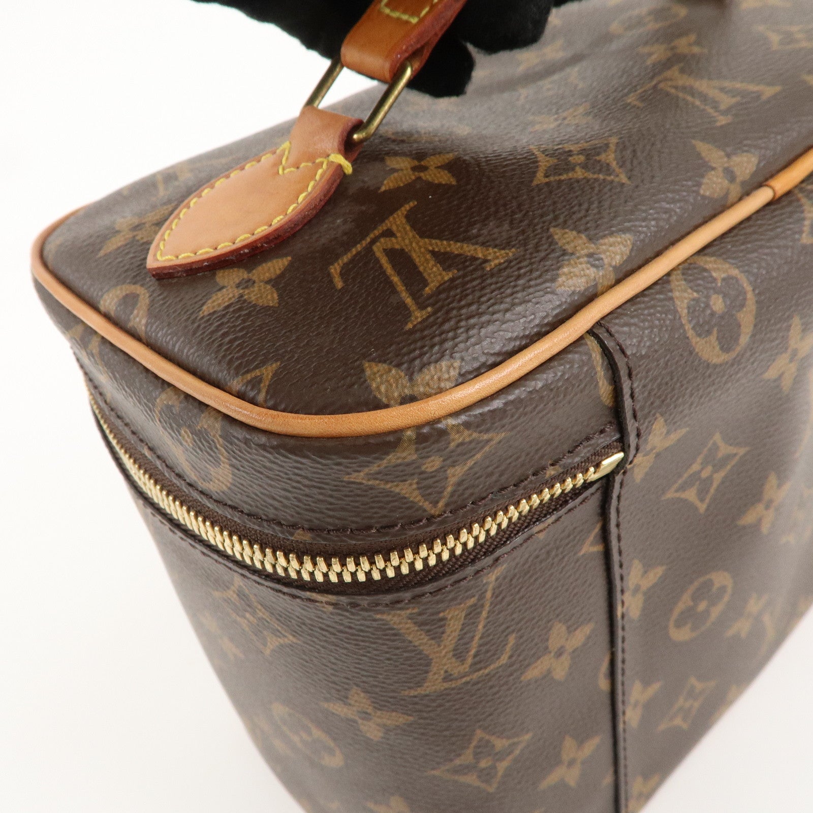 Louis Vuitton Monogram Nice BB Vanity Bag Brown M42265