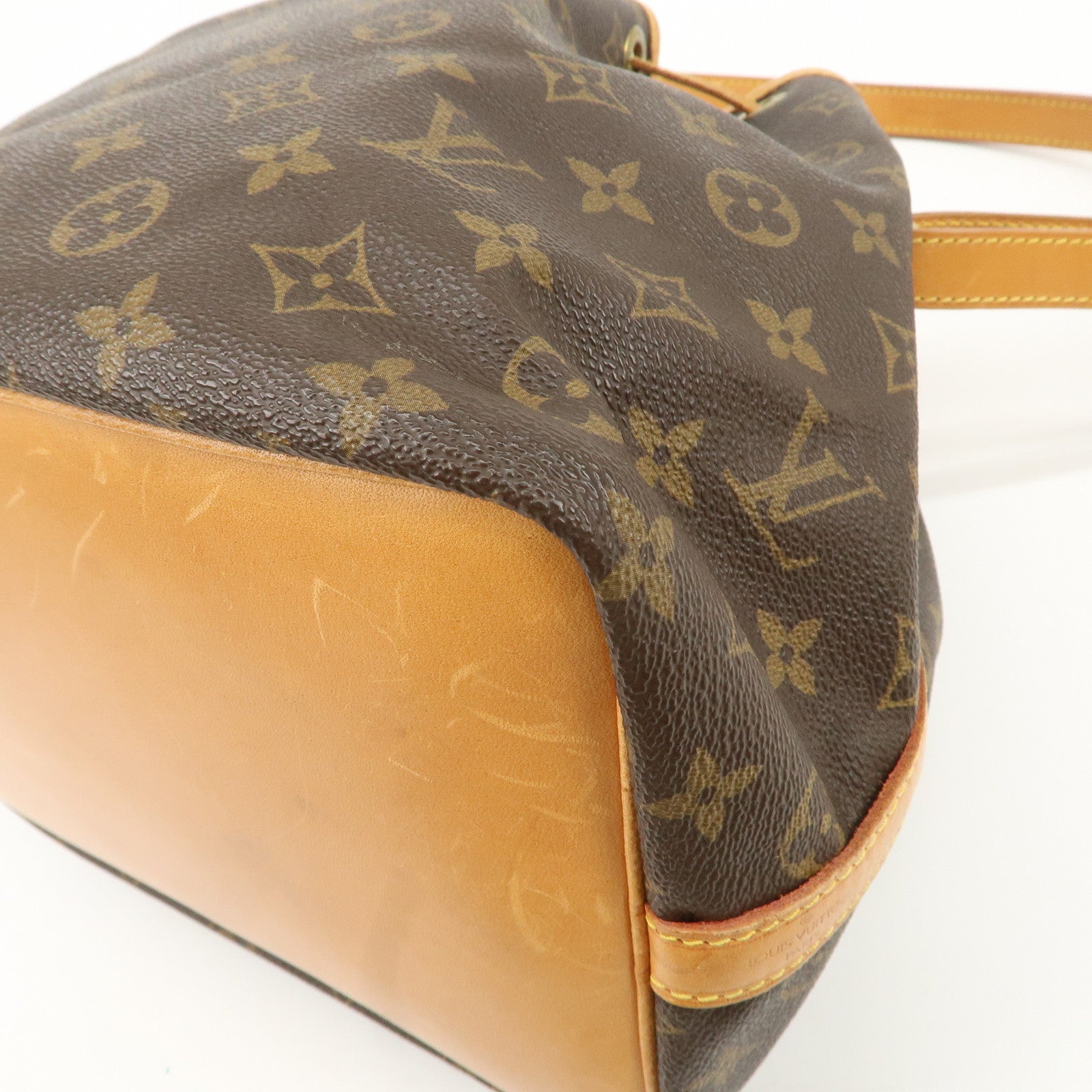 Louis Vuitton Monogram Petit Noe Shoulder Bag Brown M42226 Used