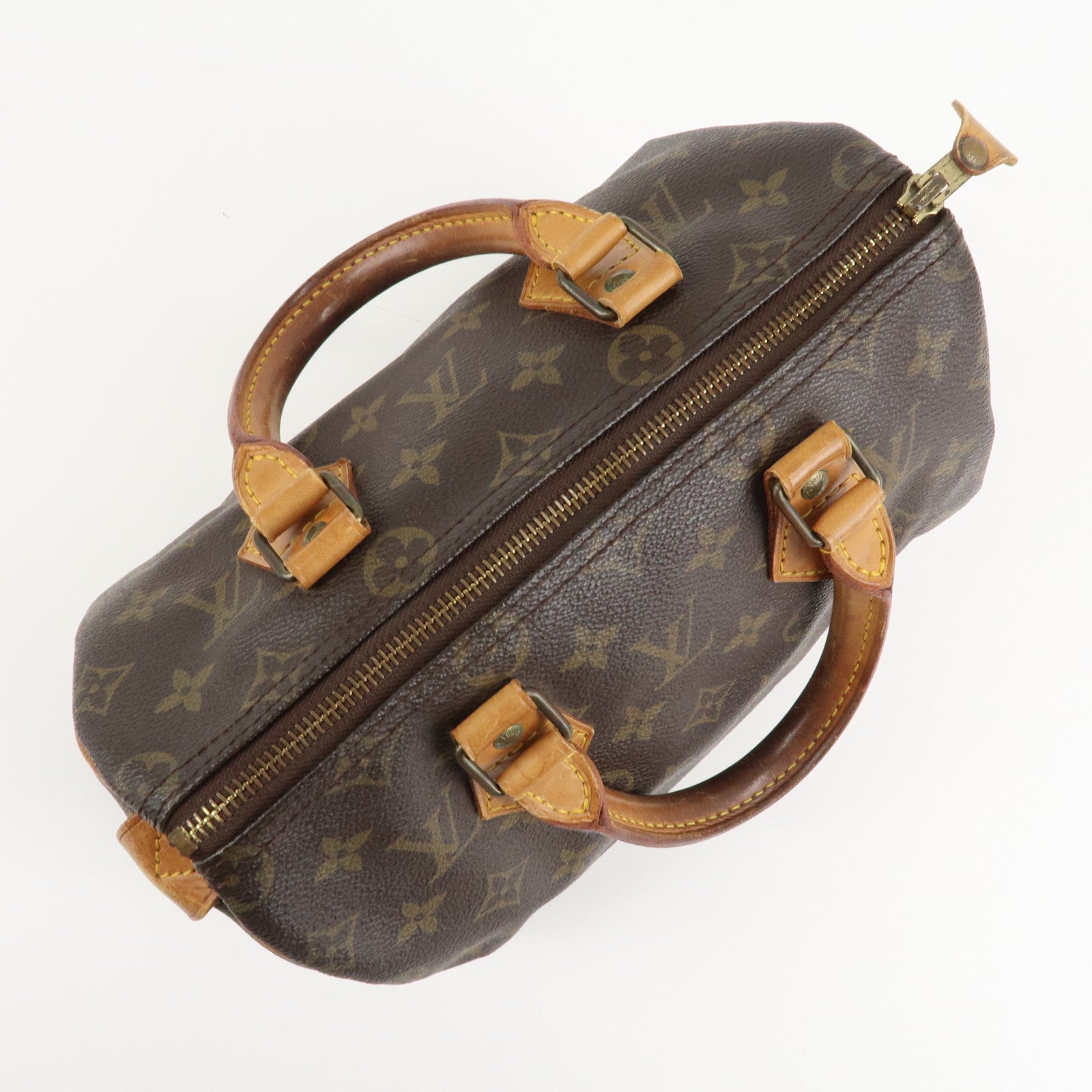 Louis Vuitton Monogram Speedy 25 Hand Bag Boston Bag M41528 Used