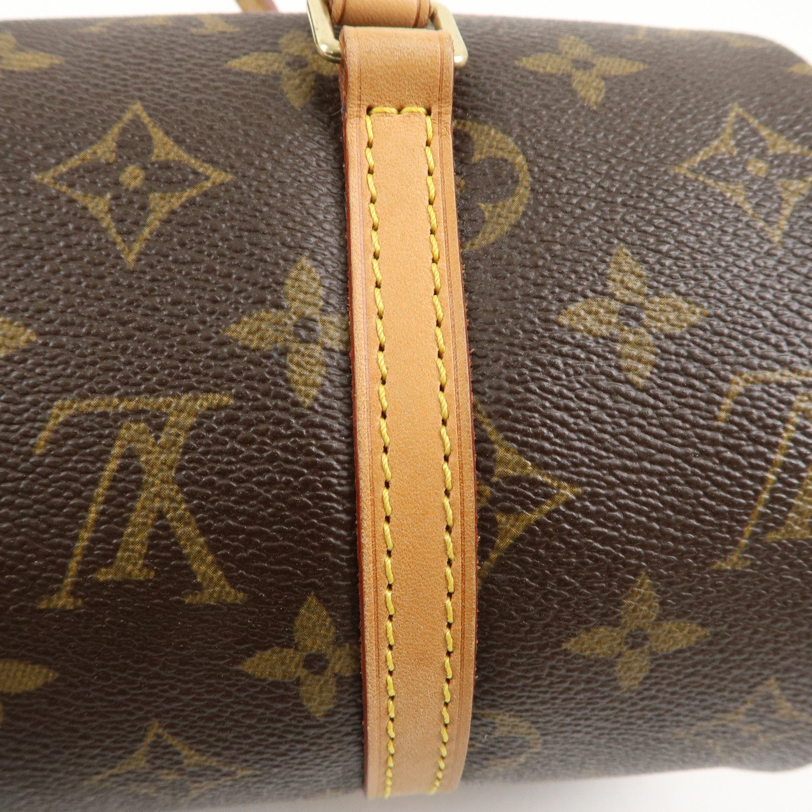 Louis Vuitton Monogram Papillon 26 Hand Bag 
Pouch Brown M51386