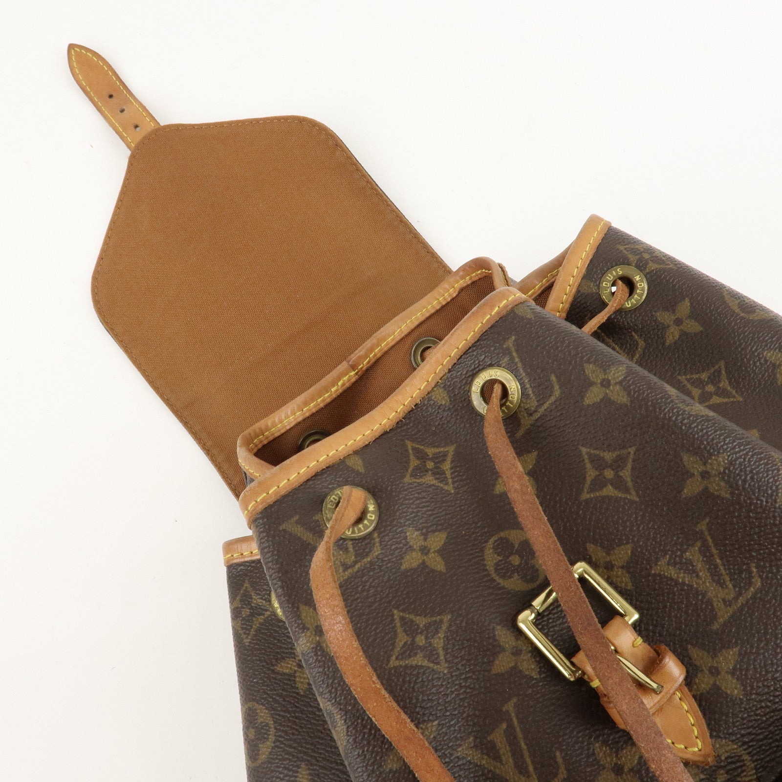 Louis Vuitton Monogram Montsouris MM Back Pack Bag M51136