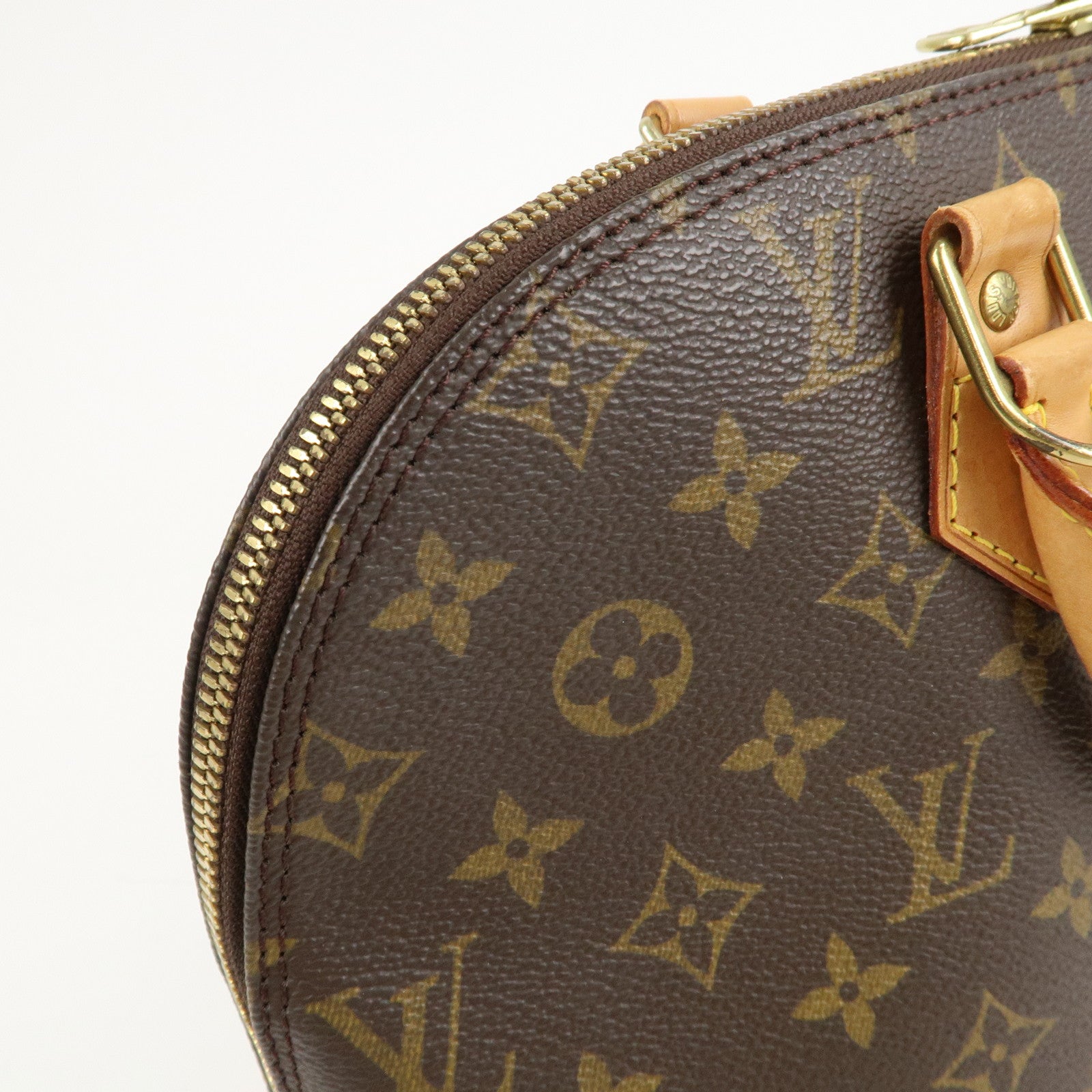 Louis Vuitton Monogram Alma Hand Bag Brown M51130 Used