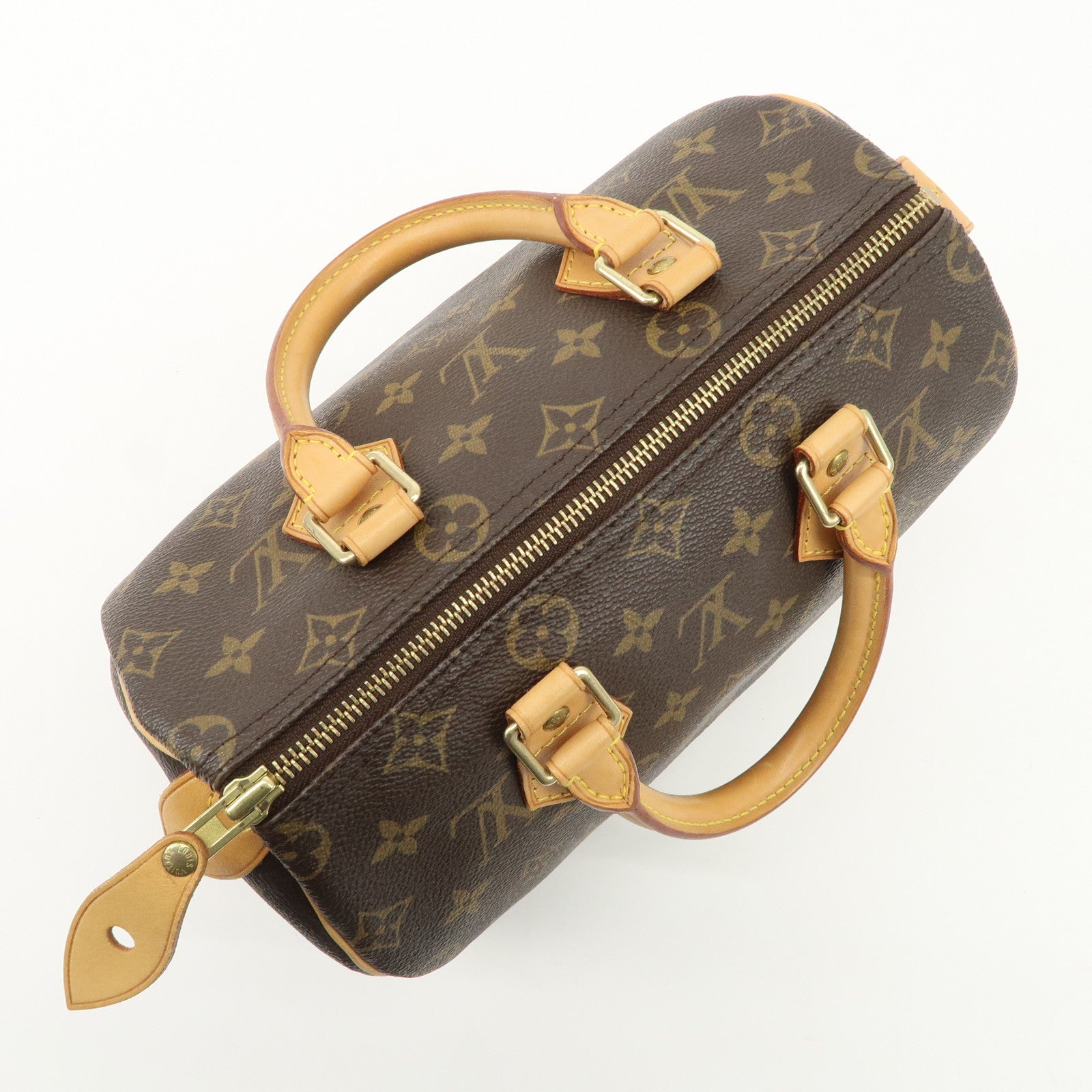 Louis Vuitton Monogram Speedy 25 Hand Bag Boston Bag M41528 Used