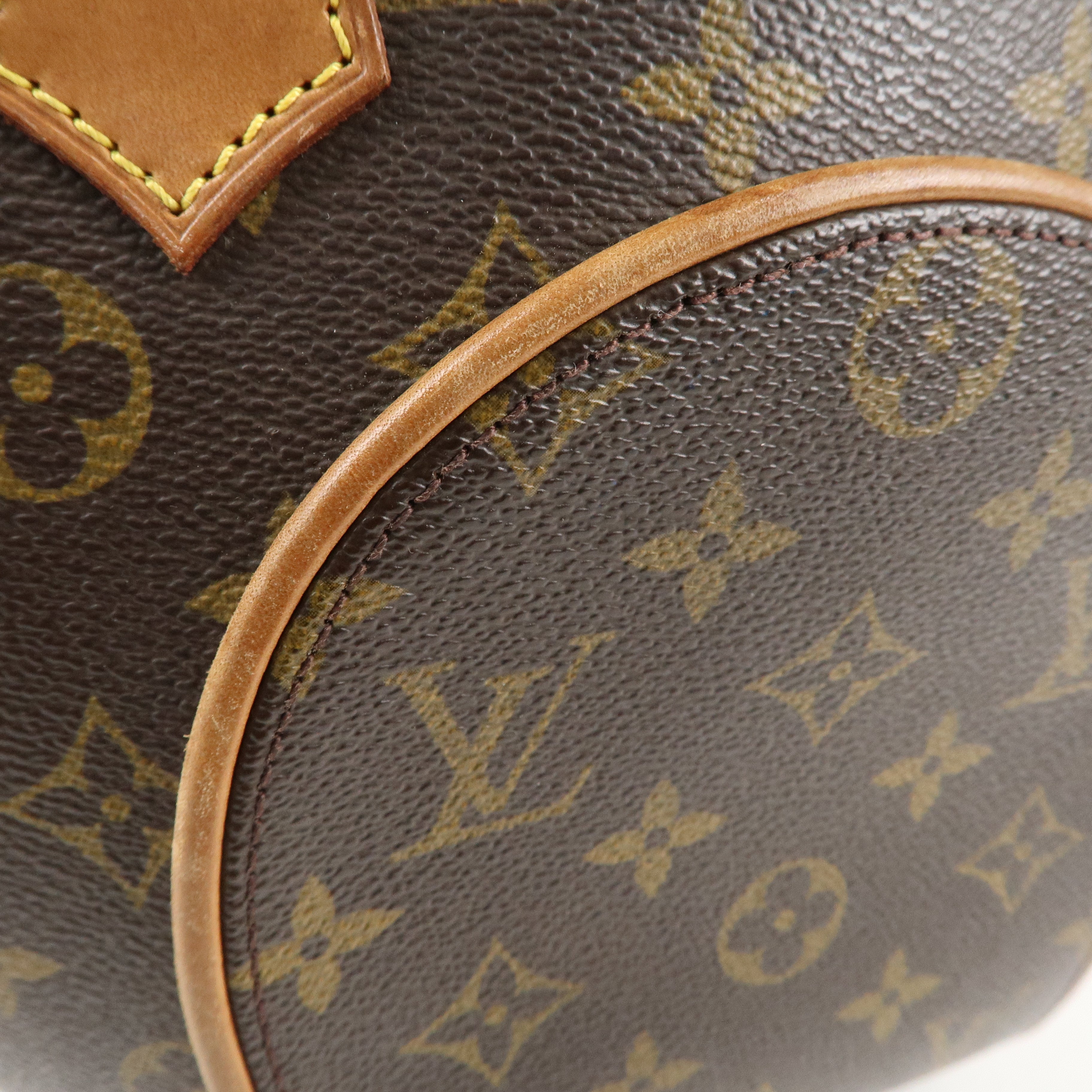 Louis Vuitton Monogram Ellipse MM Hand Bag Brown M51127 Used