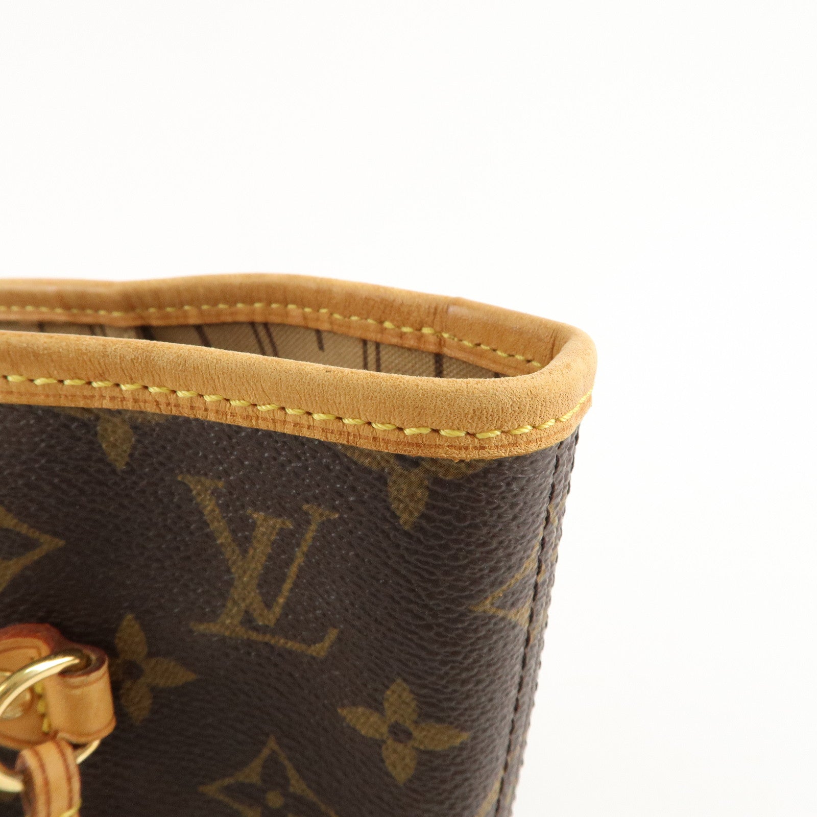 Louis Vuitton Monogram Neverfull MM Tote Bag Brown M40156