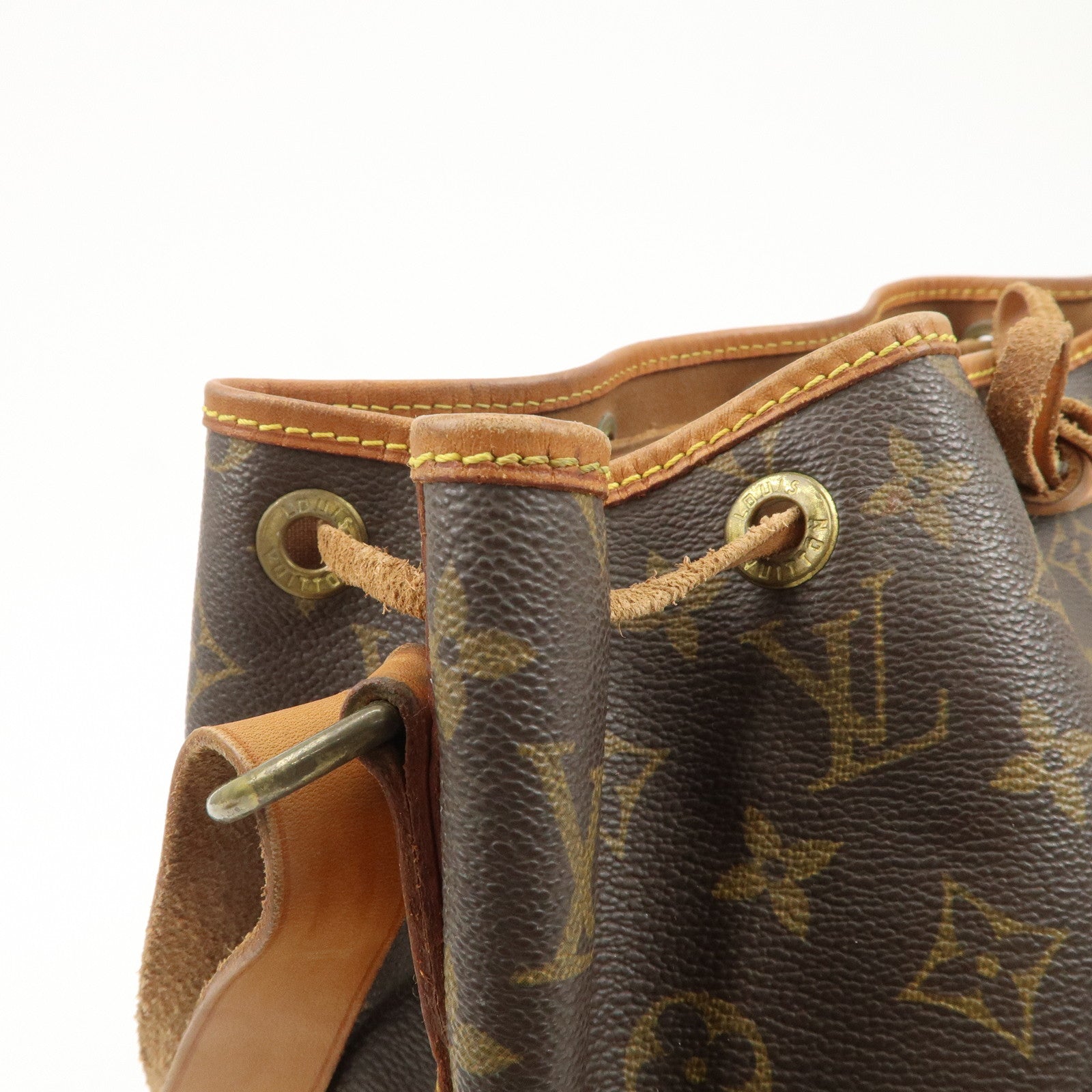 Louis Vuitton Monogram Petit Noe Shoulder Bag Brown M42226 Used