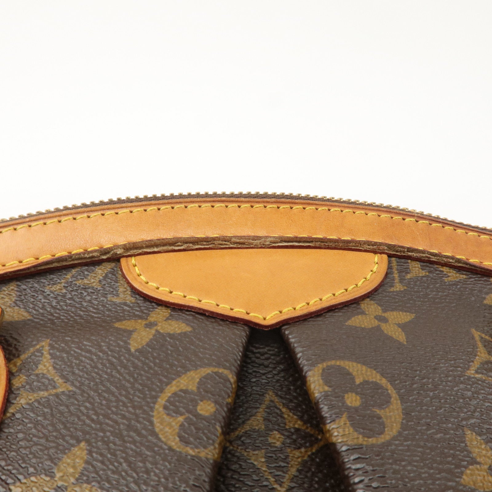 Louis Vuitton Monogram Tivoli PM Hand Bag Brown M40143