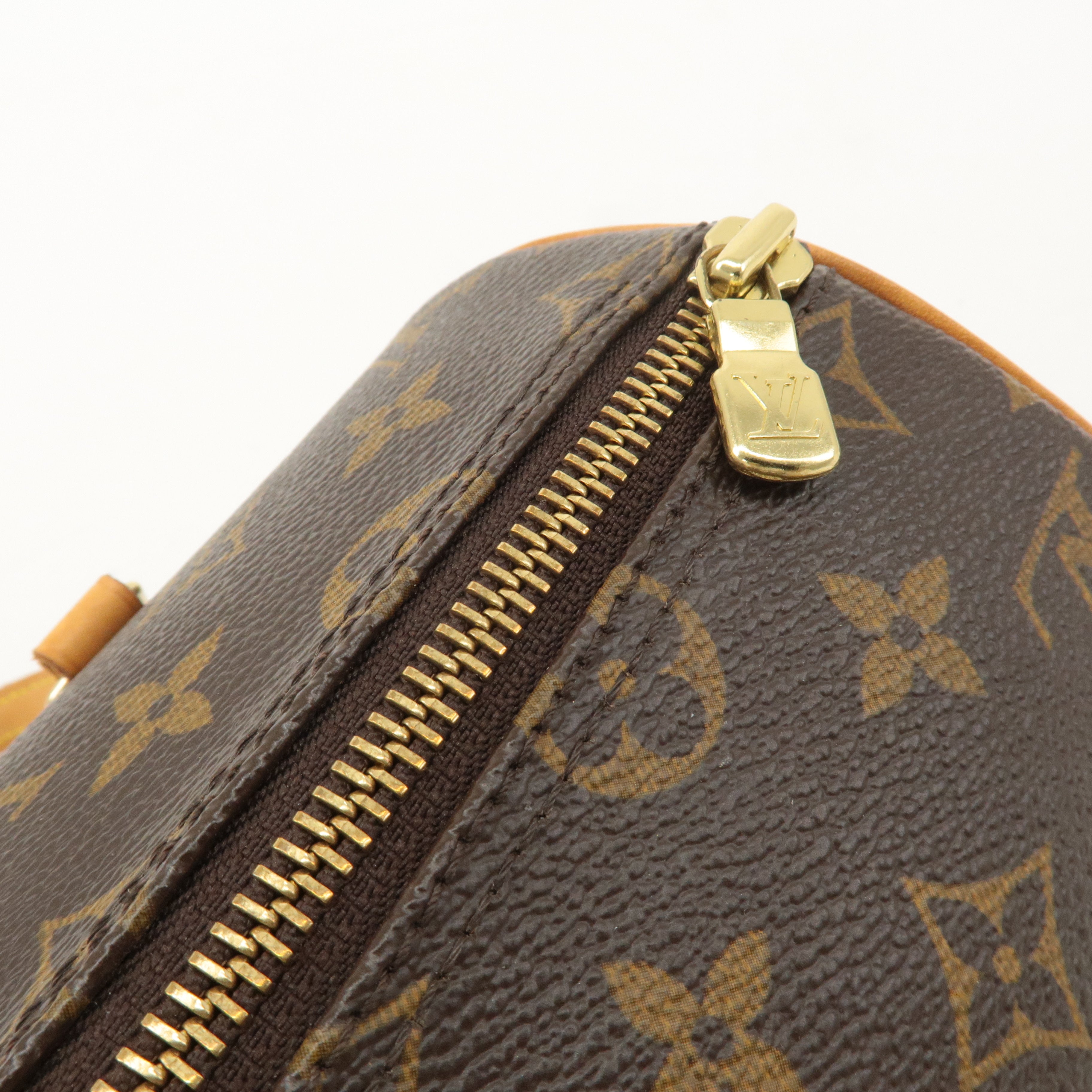 Louis Vuitton Monogram Papillon 26 Hand Bag Brown M51385