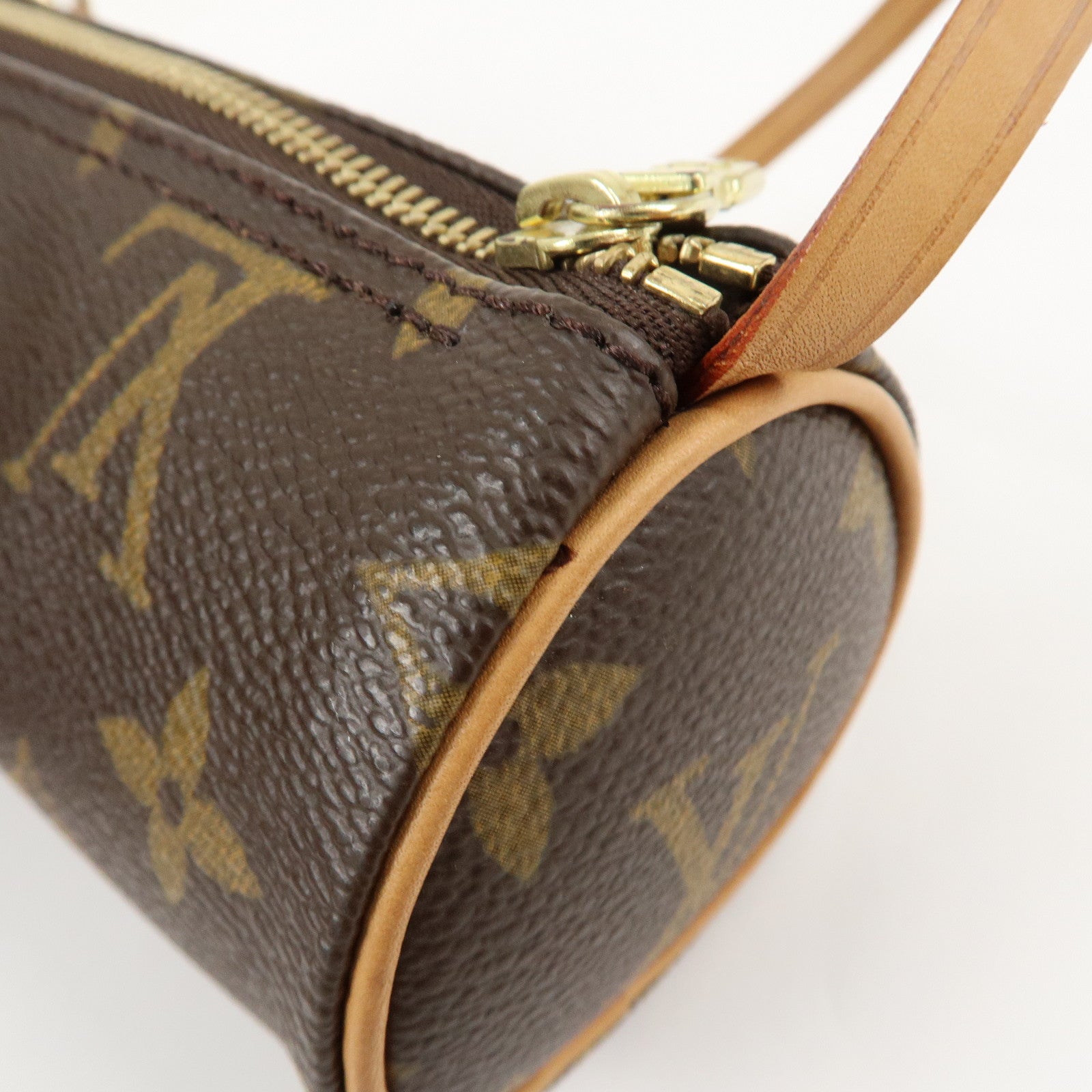 Louis Vuitton Monogram Mini Pouch for Papillon Bag Brown Used