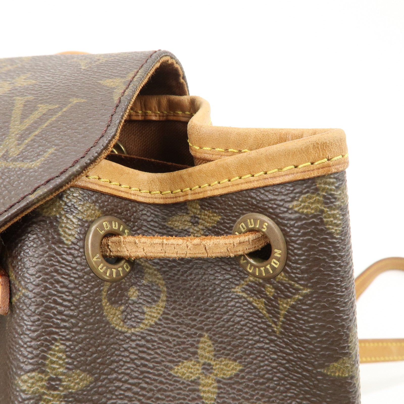 Louis Vuitton Monogram Mini Montsouris Back Pack Bag M51137 Used