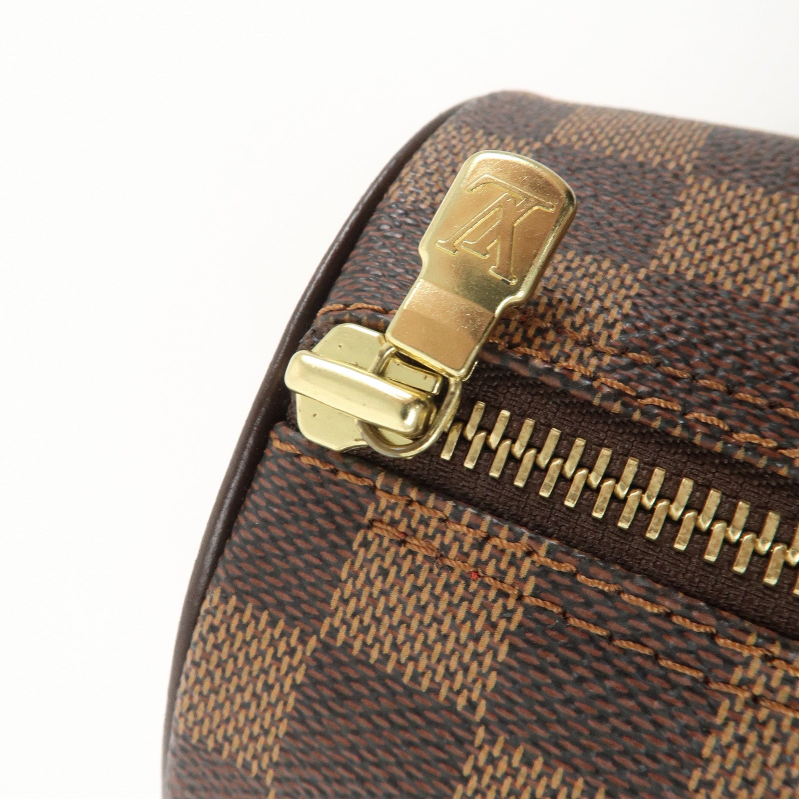 Louis Vuitton Damier Ebene Papillon 26 Hand Bag Brown N51304 Used