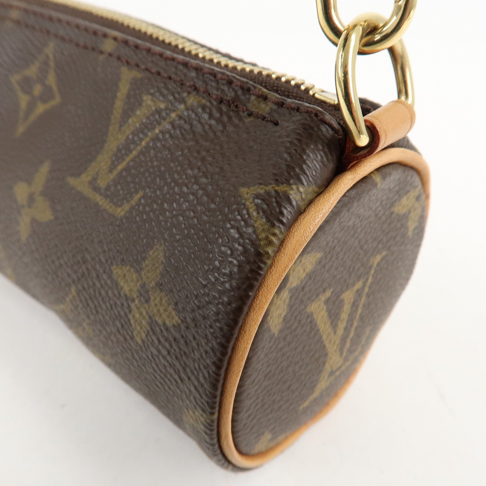 Louis Vuitton Monogram Mini Pouch for Papillon Bag Brown Used