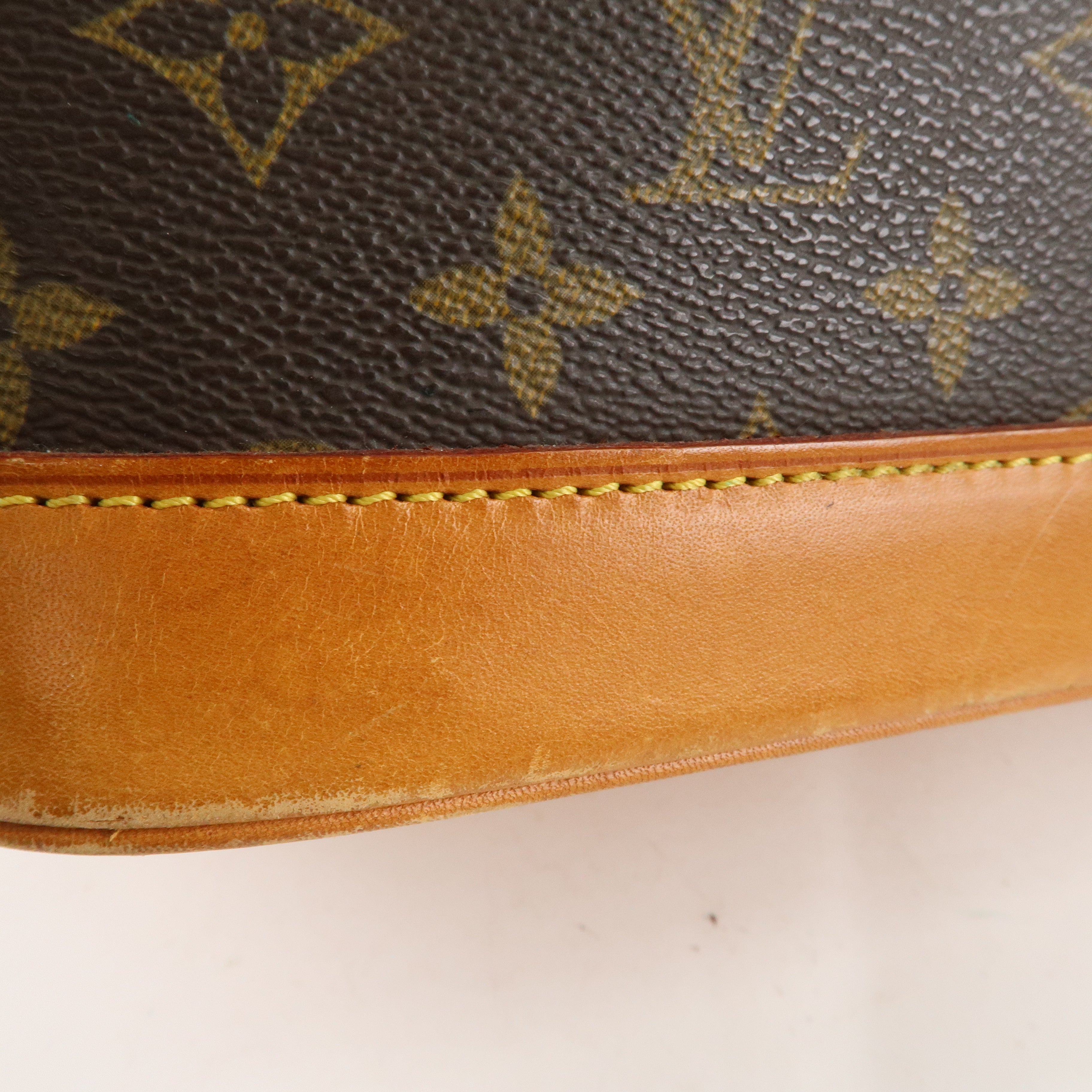 Louis Vuitton Monogram Alma Hand Bag Brown M51130