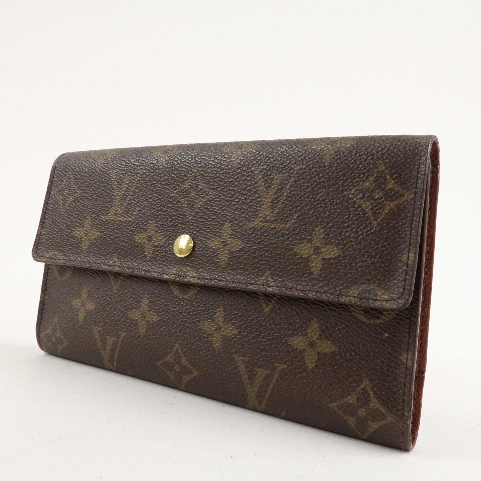 Louis Vuitton Monogram Set of 2 Porte Tresor International M61215