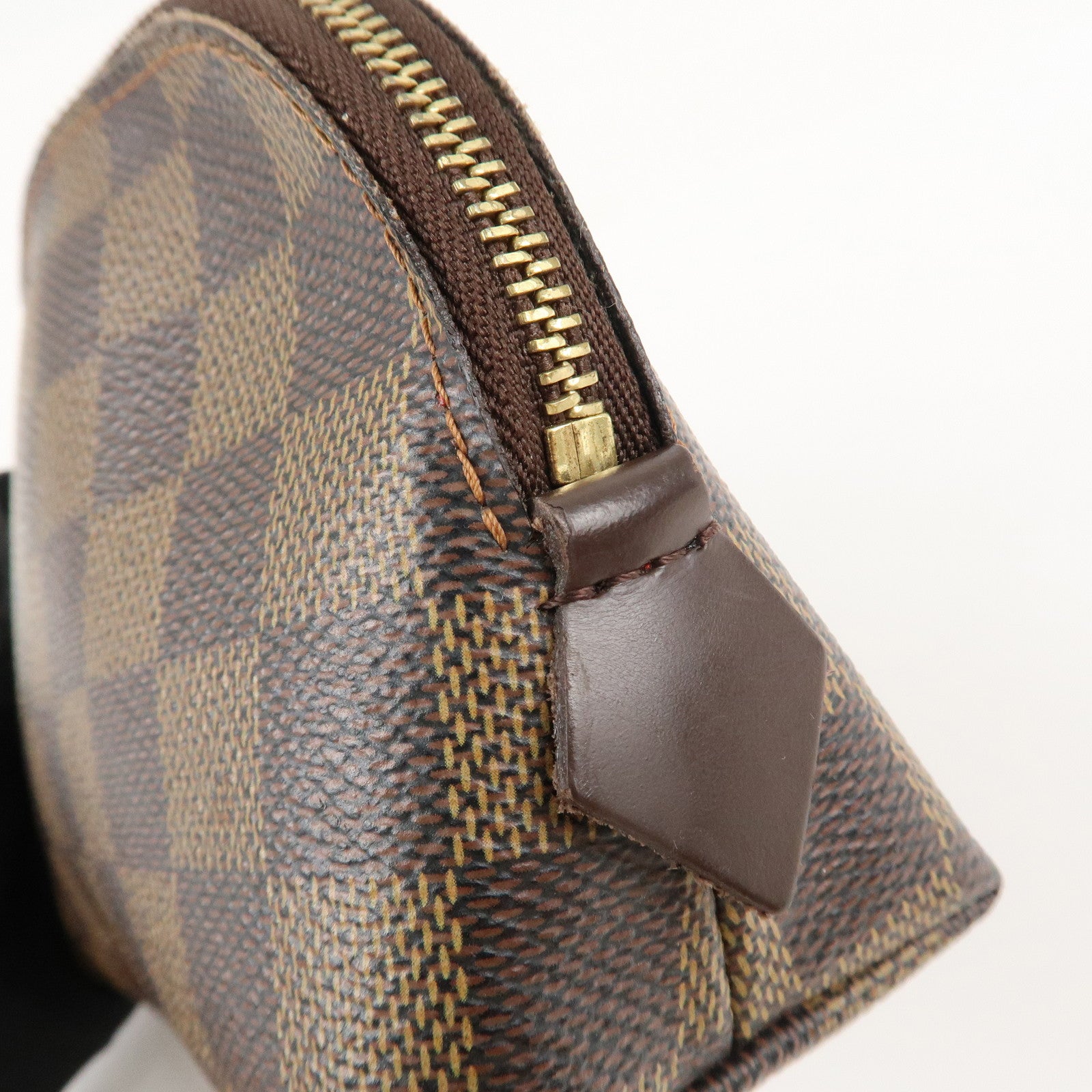 Louis Vuitton Damier Pochette Cosmetic Pouch N47516 Used