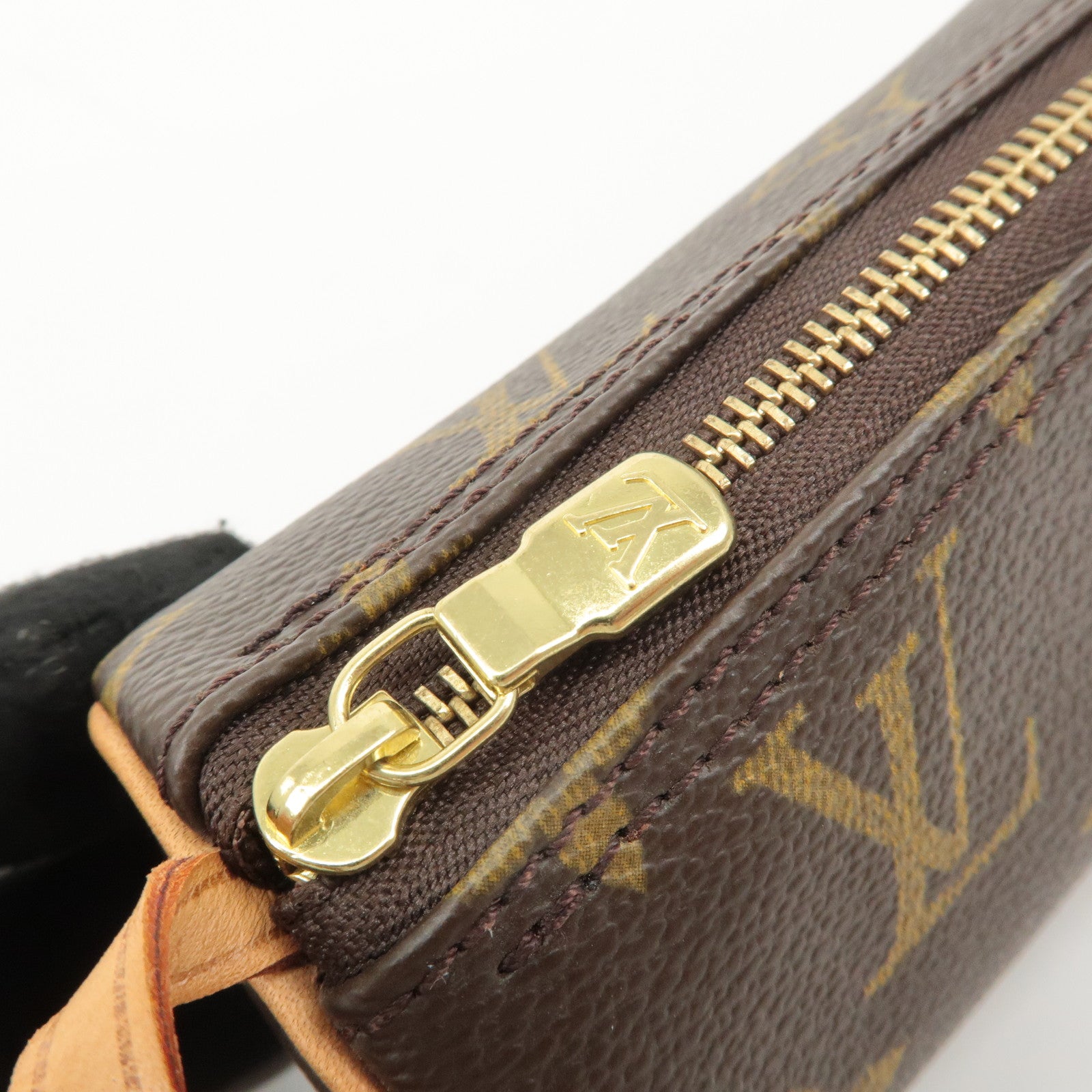 Louis Vuitton Monogram Mini Pouch for Papillon Bag Brown Used