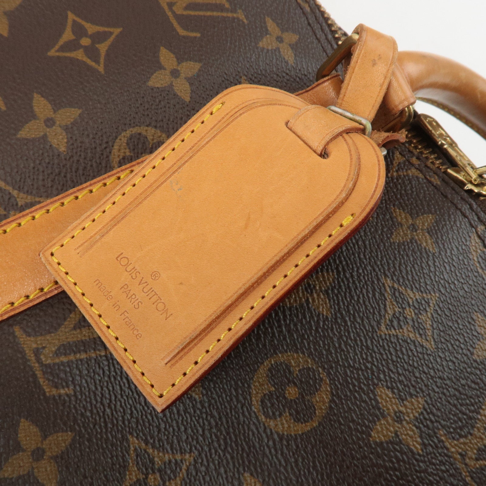 Louis Vuitton Monogram Keep All 50 Boston Bag Brown M41416