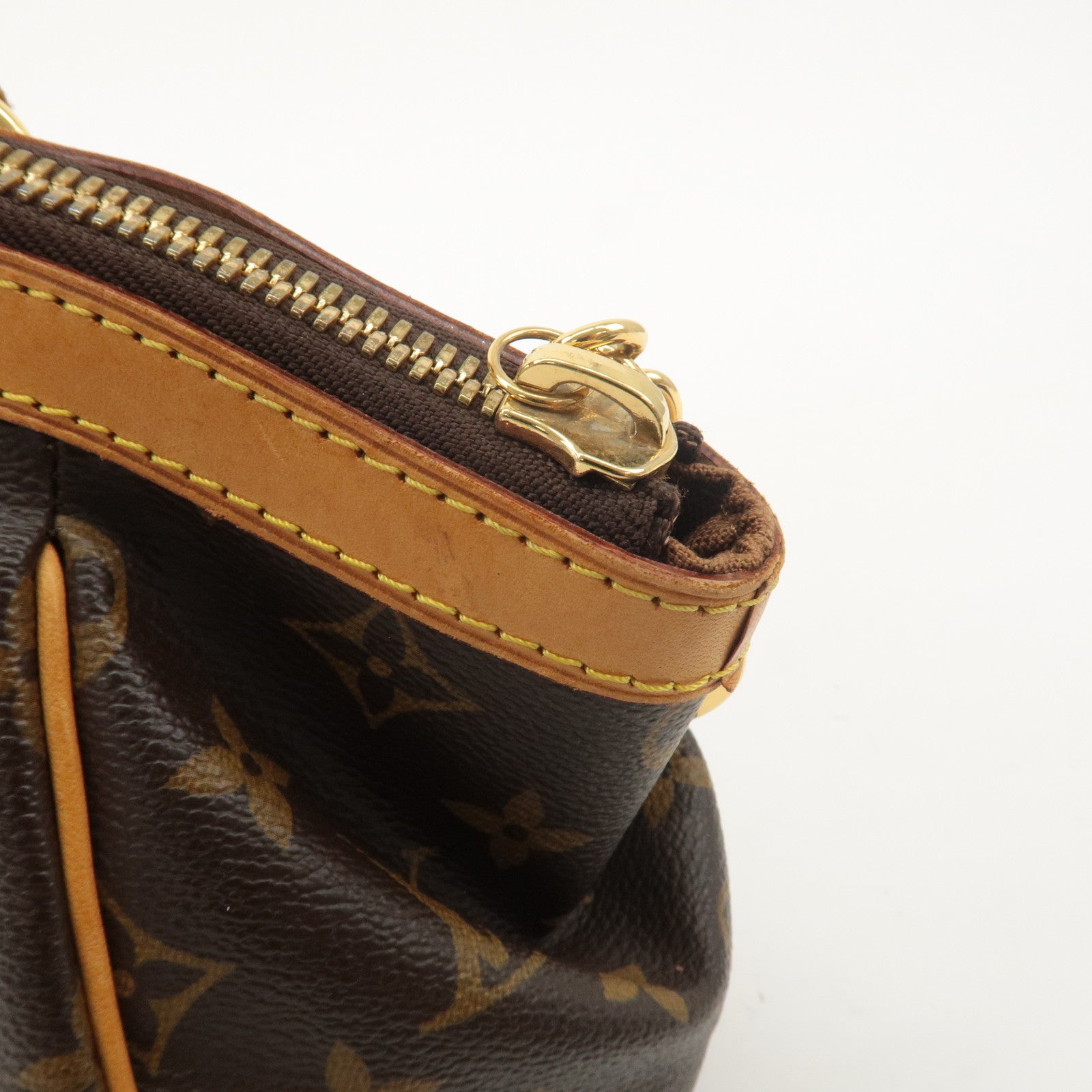 Louis Vuitton Monogram Tivoli PM Hand Bag Brown M40143