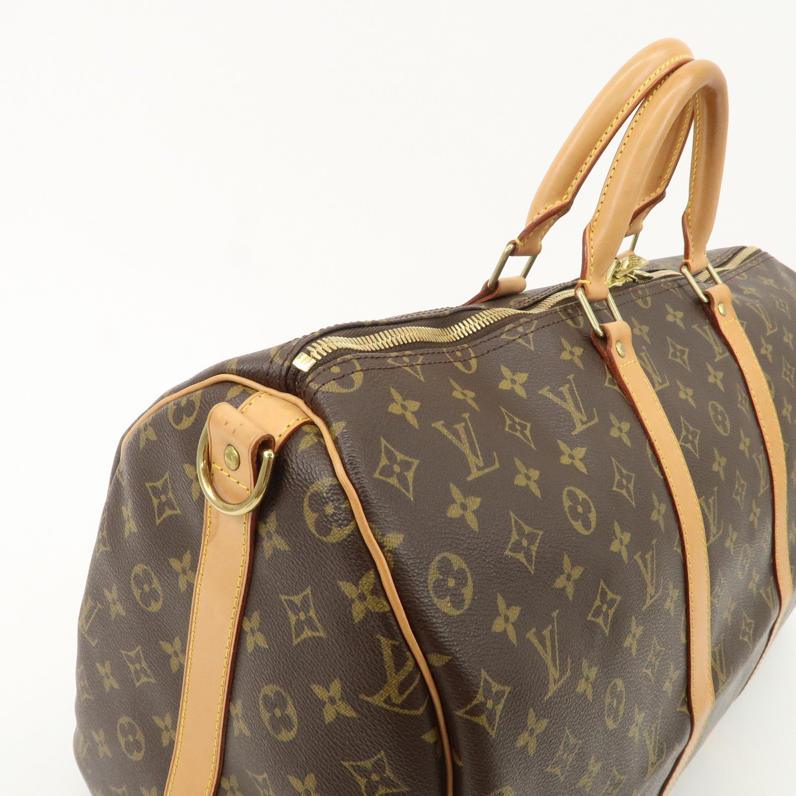 Louis Vuitton Monogram Keep All Bandouliere 50 Boston Bag M41416 Used