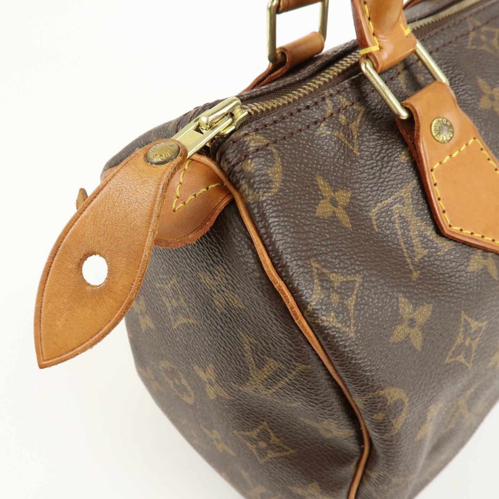 Louis Vuitton Monogram Speedy 25 Hand Bag Boston Bag M41528 Used