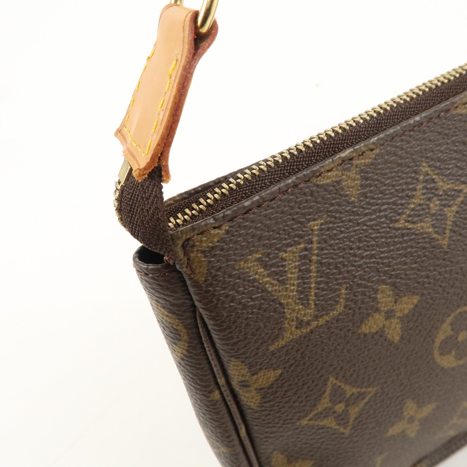 Louis Vuitton Monogram Pochette Accessoir Hand Bag Brown M51980