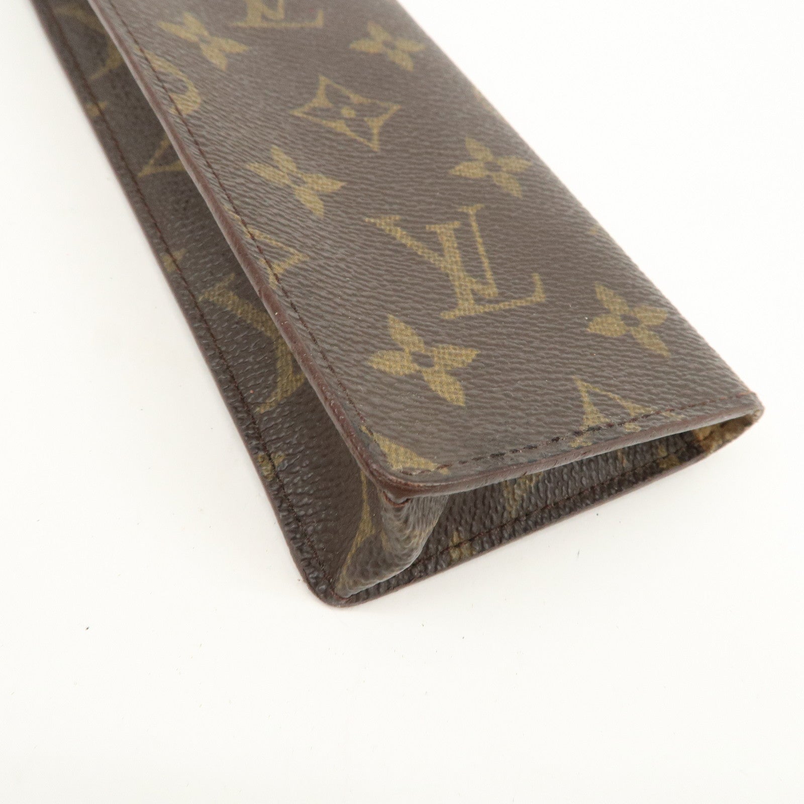 Louis Vuitton Monogram Set of 2 Glasses Case M62970 M62962 Used