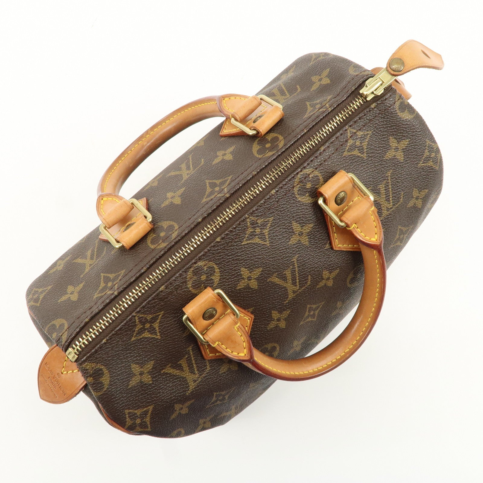 Louis Vuitton Monogram Speedy 25 Hand Bag Boston Bag M41528 Used