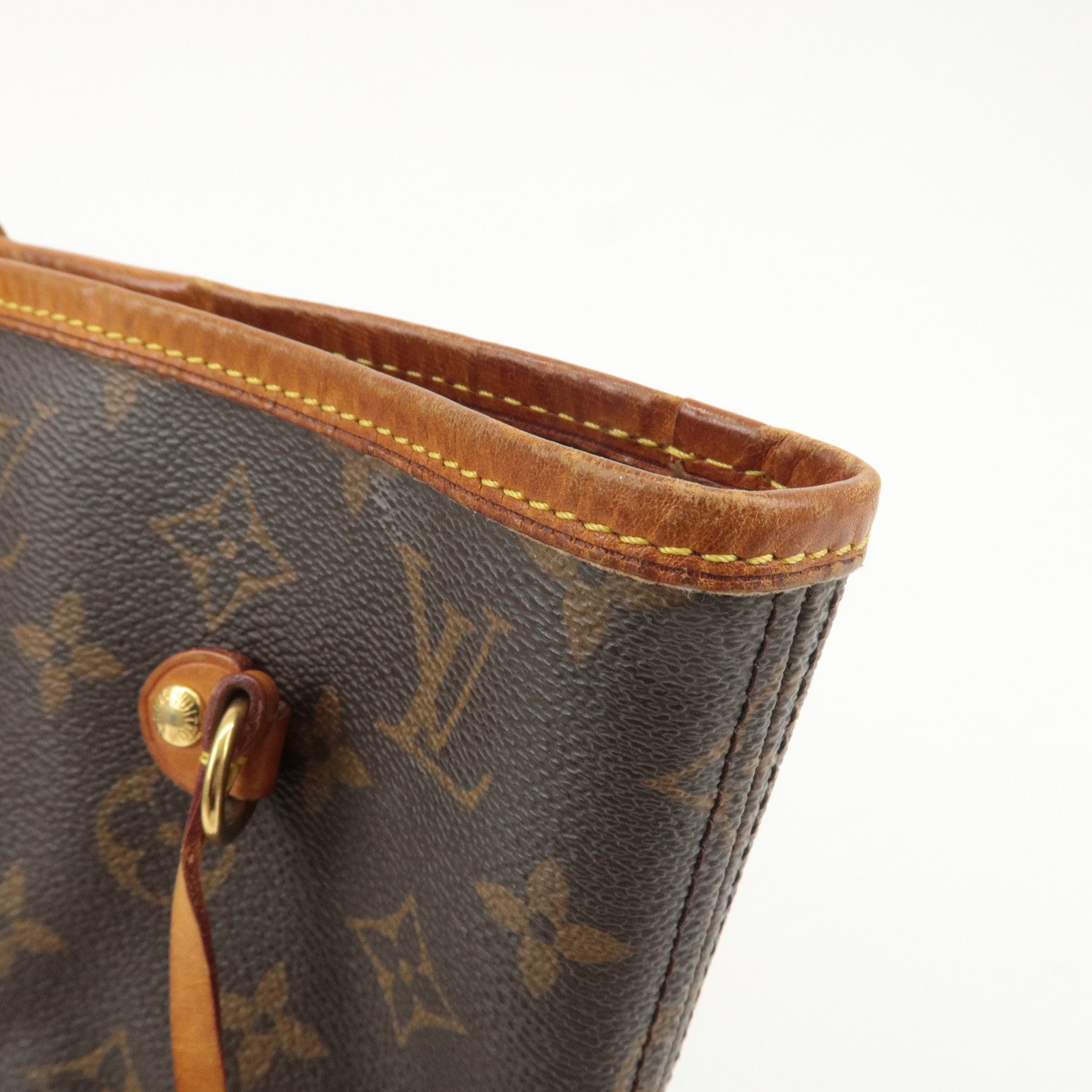 Louis Vuitton Monogram Neverfull MM Tote Bag Brown M40156