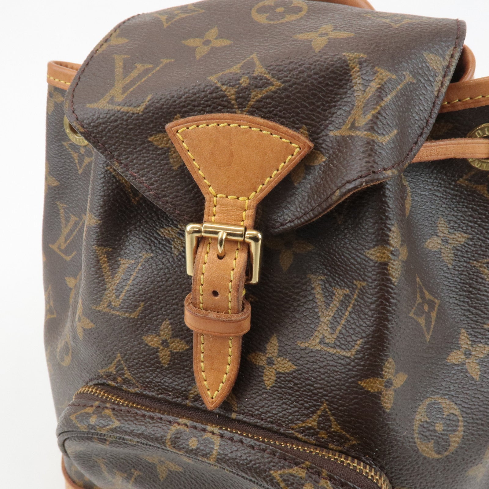 Louis Vuitton Monogram Mini Montsouris Back Pack Brown M51137 Used