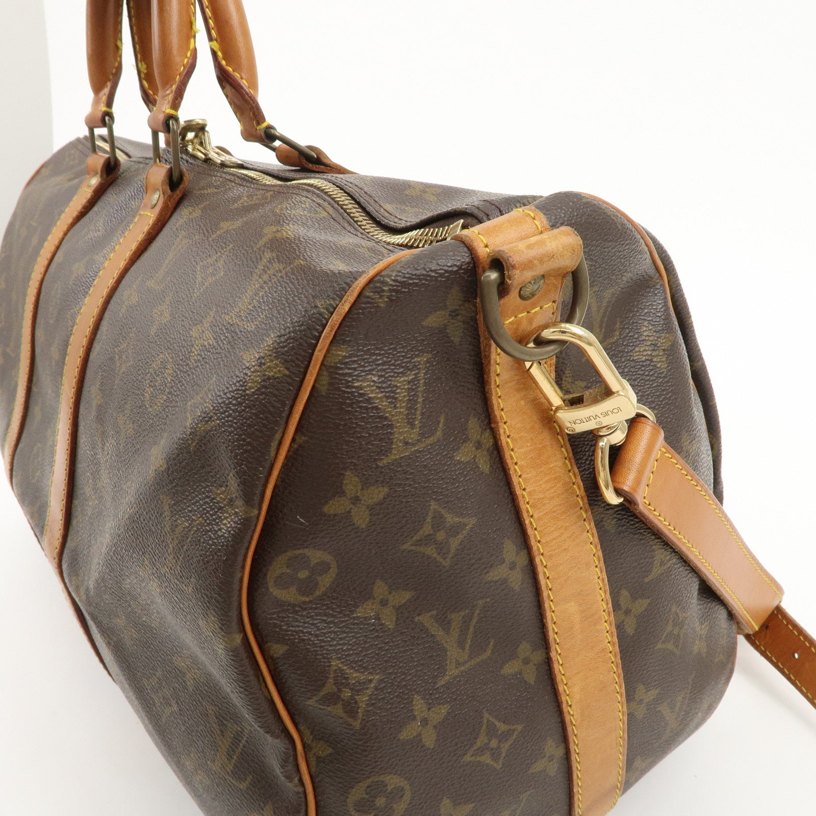 Louis Vuitton Monogram Keep All 45 Boston Bag M41418 Used