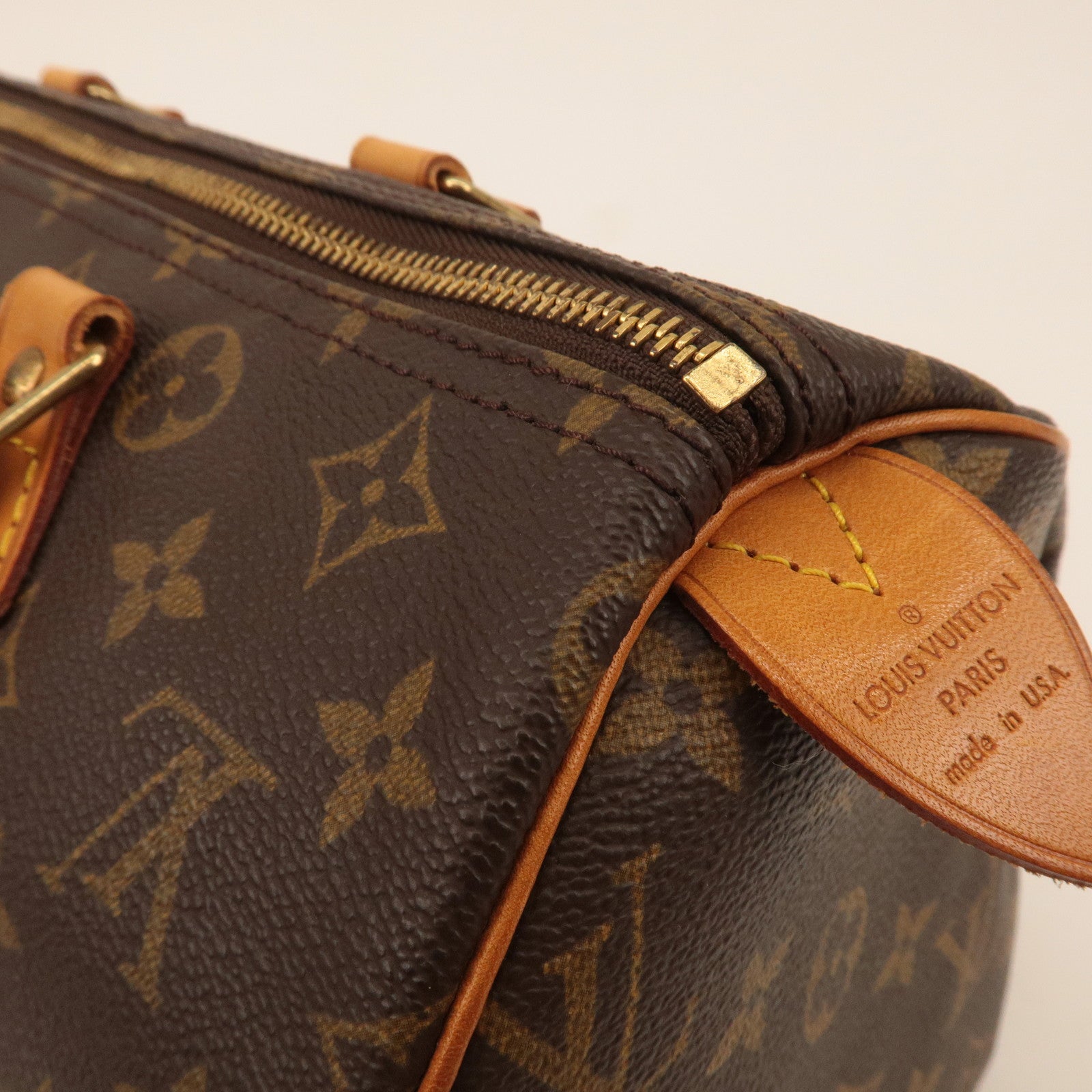 Louis Vuitton Monogram Speedy 30 Hand Bag Boston Bag M41108