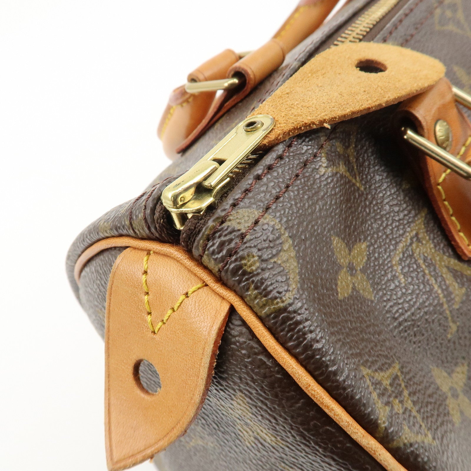 Louis Vuitton Monogram Speedy 25 Hand Bag Boston Bag M41528 Used