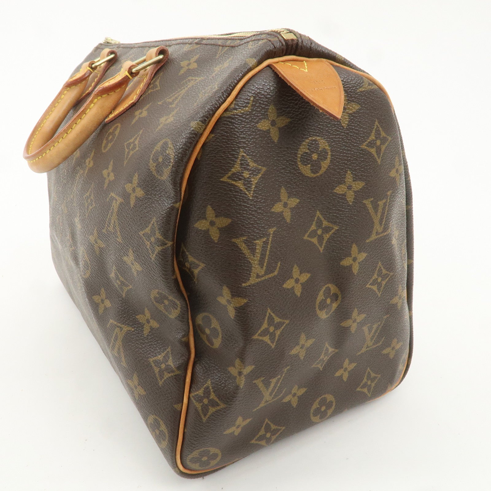 Louis Vuitton Monogram Speedy 35 Hand Bag Boston Bag M41524