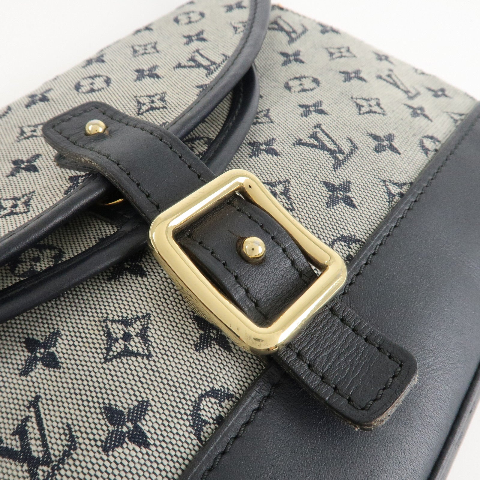 Louis Vuitton Monogram Mini Marjorie Shoulder Bag Navy M92690 Used