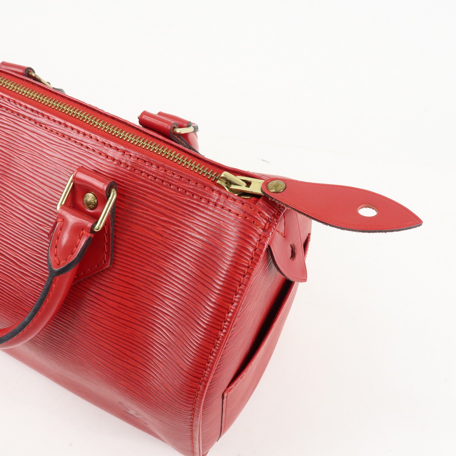 Louis Vuitton Epi Speedy 25 Hand Bag Castilian Red M43017