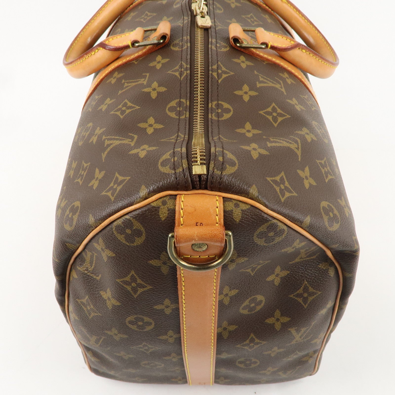 Louis Vuitton Monogram Keep All Bandoulier 50 Boston Bag M41416