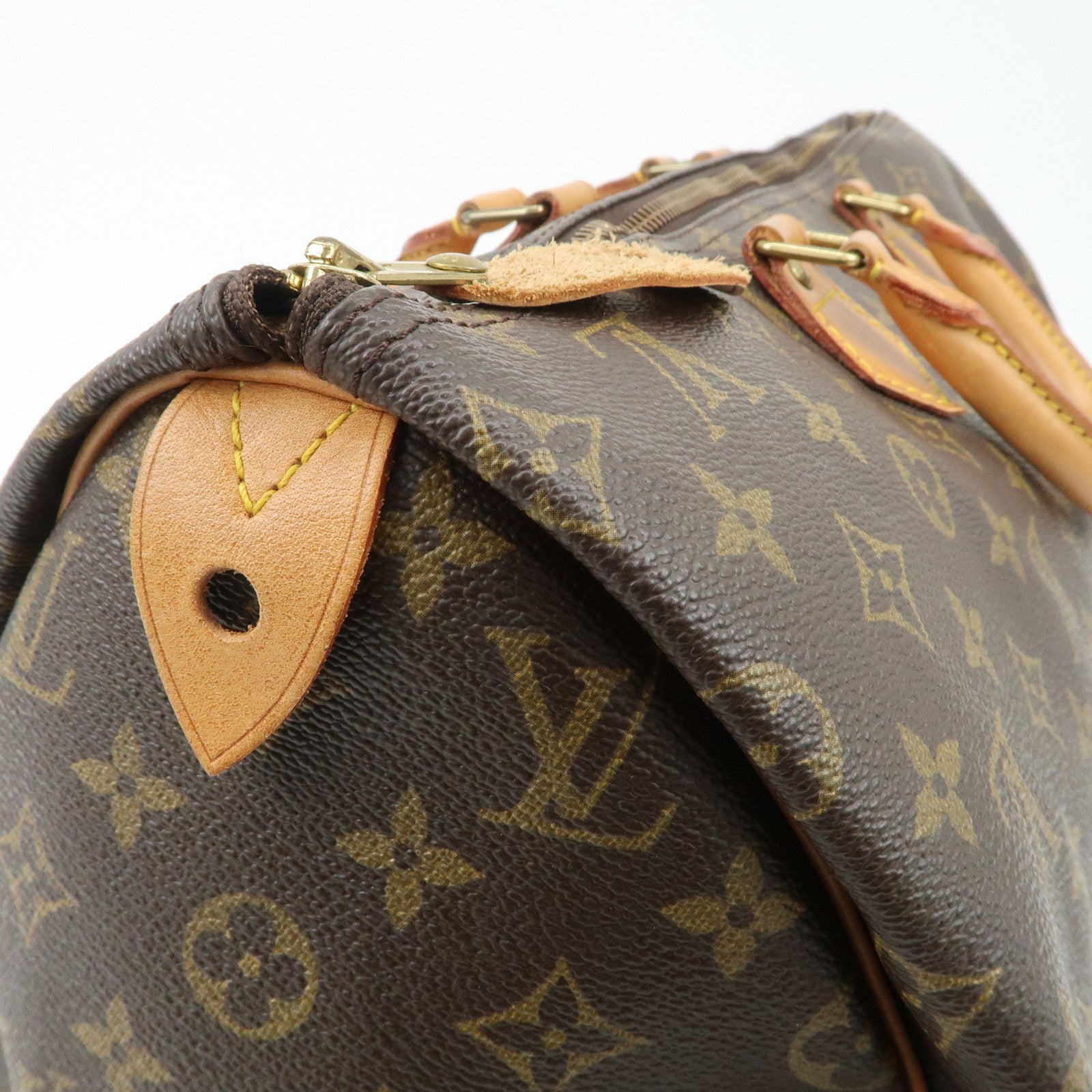 Louis Vuitton Monogram Speedy 40 Hand Bag Boston Bag M41522 Used