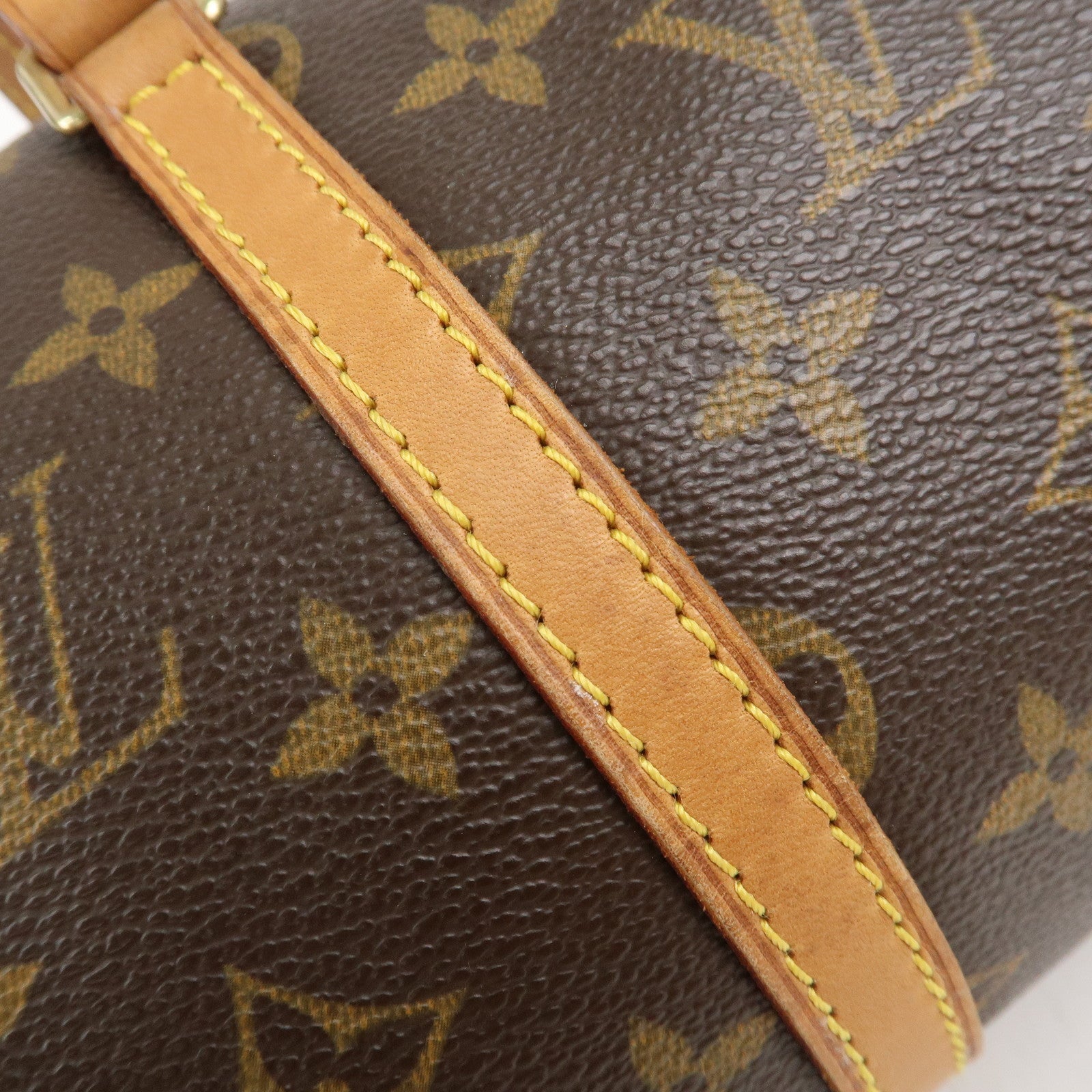 Louis Vuitton Monogram Papillon 30 Hand Bag Brown M51385 Used