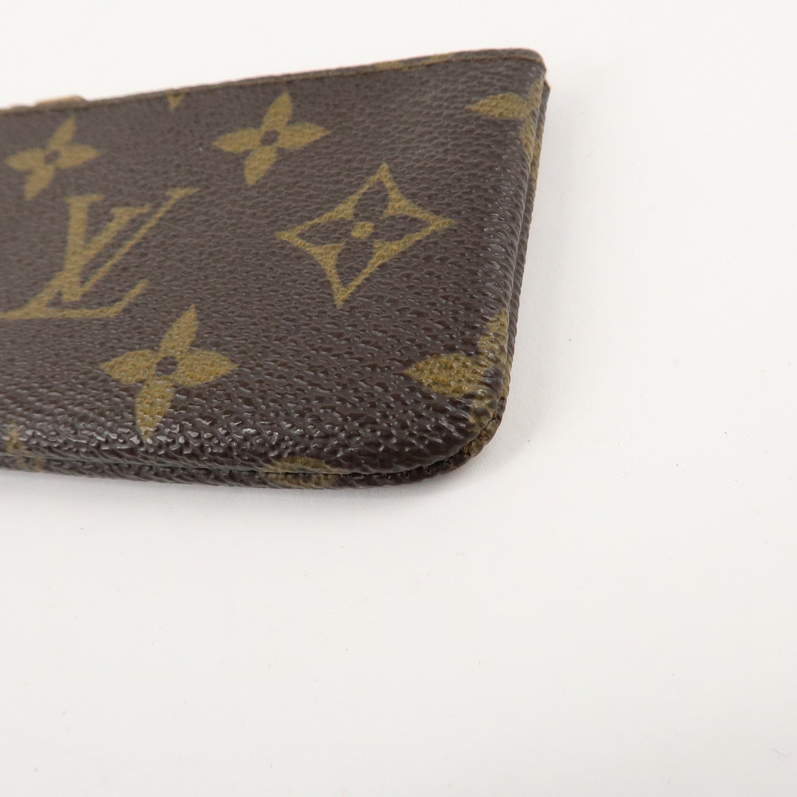 Louis Vuitton Set of 2 Monogram Coin Case Brown M62650 M61926 Used