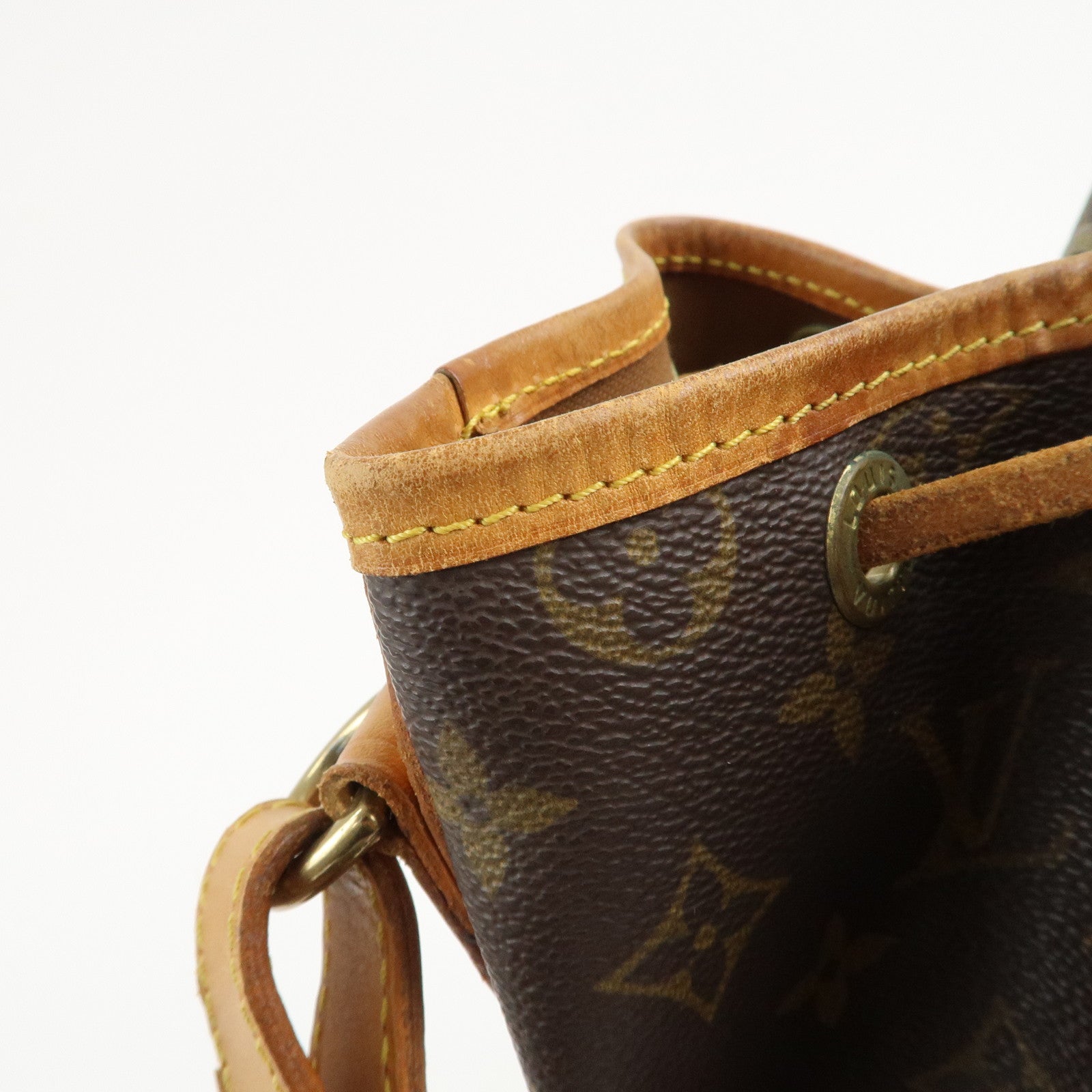 Louis Vuitton Monogram Noe Shoulder Bag Hand Bag Brown M42224 Used