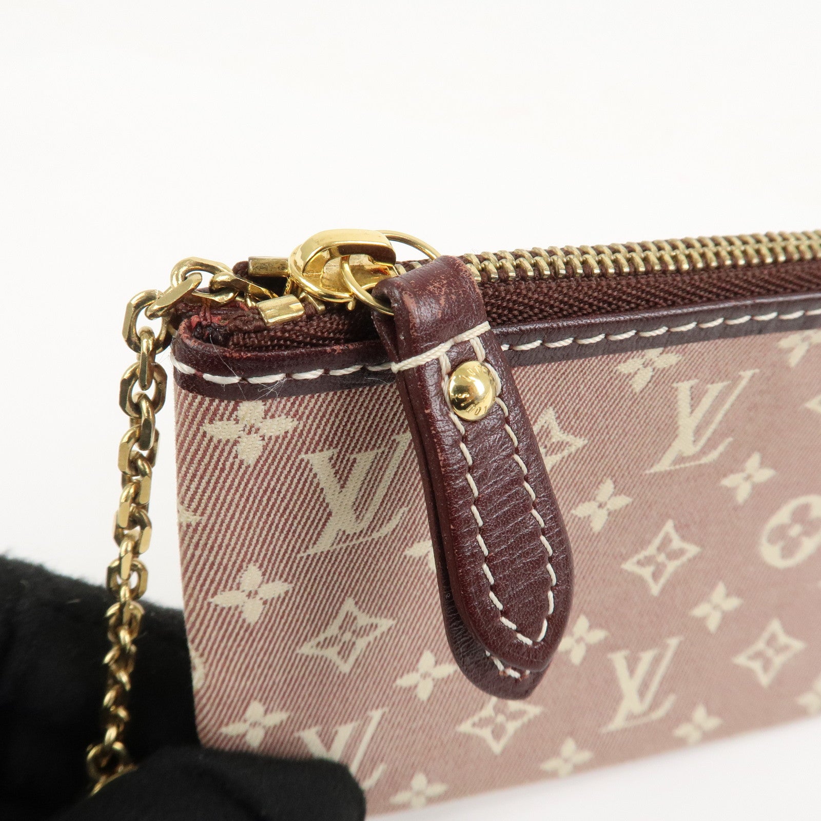 Louis Vuitton Monogram Idylle Pochette Cles Coin Case Sepia M62995