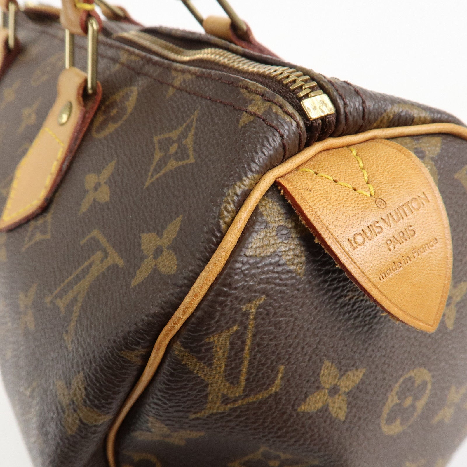 Louis Vuitton Monogram Speedy 30 Hand Bag Boston Bag M41526 Used