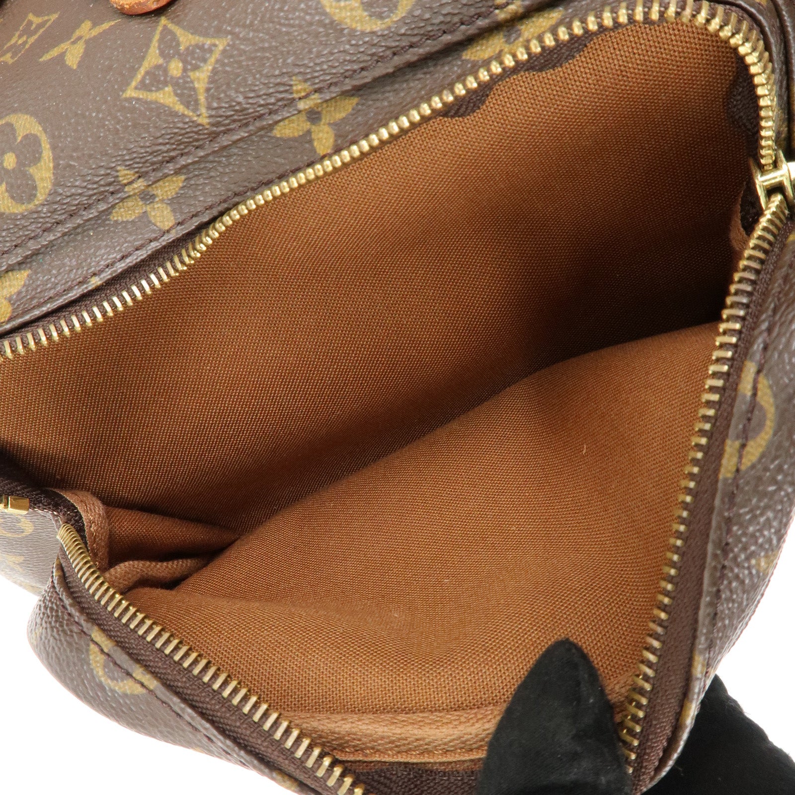 Louis Vuitton Monogram Montsouris GM Back Pack Brown M51135 Used