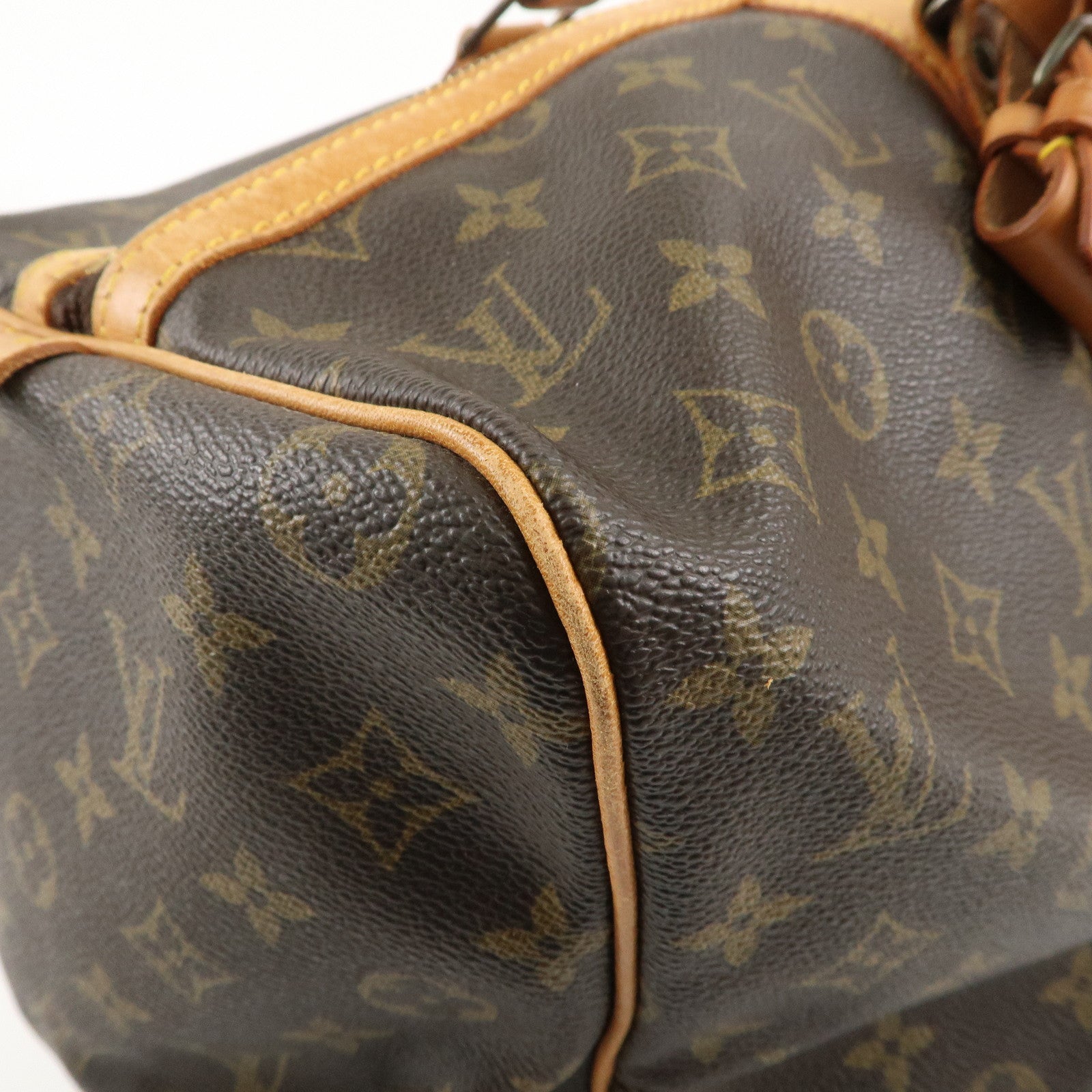 Louis Vuitton Monogram Sac Souple 45 Boston Bag Brown M41624